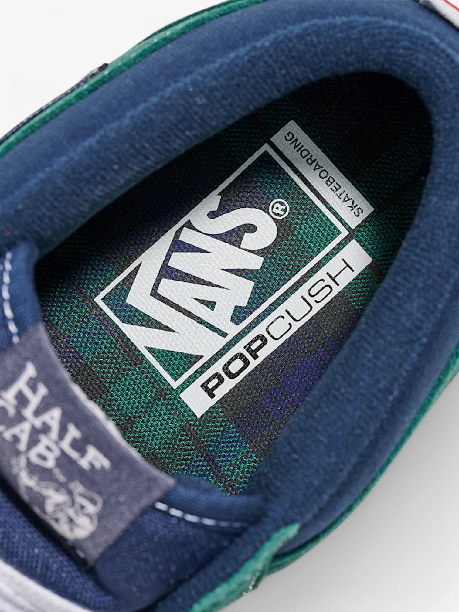 Vans Skate Half Cab Sneakers - Blue & Green Skateboarding Shoes for Men & Women | Perfect for Street Skating, Casual Wear & Urban Fashion
