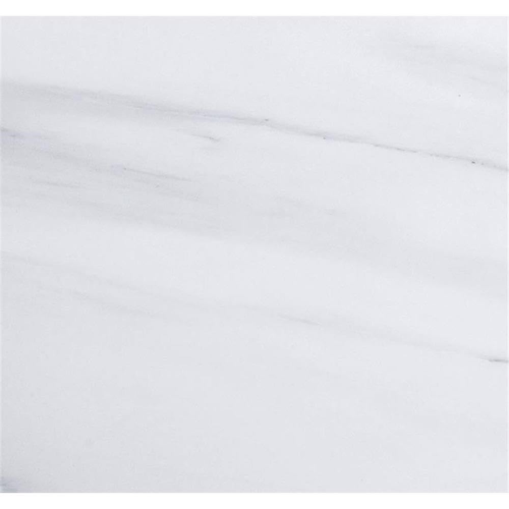 Acme Yabeina White & Gray Oak Artificial Marble Square Dining Table - Modern Kitchen & Dining Room Furniture for Small Spaces