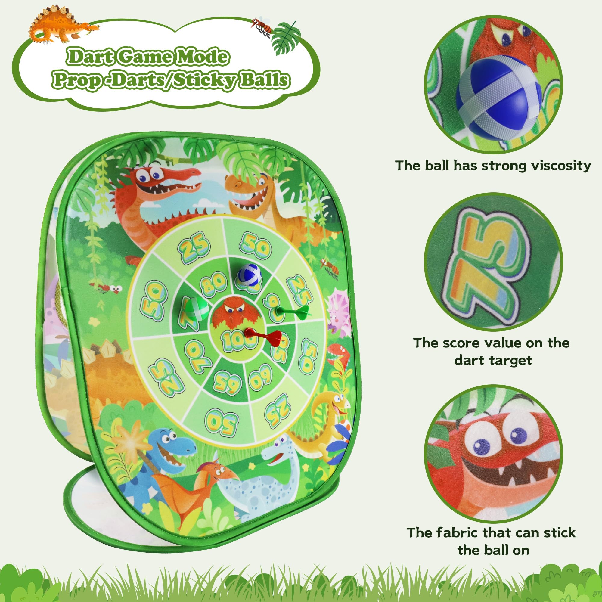 Joykingdom 5-in-1 Outdoor Bean Bag Toss Game Set for Kids & Adults - Backyard, Beach, Lawn Party Activities - Perfect for Boys & Girls Ages 3-8 - Great Birthday Gift & Stocking Stuffer for Family Fun Games