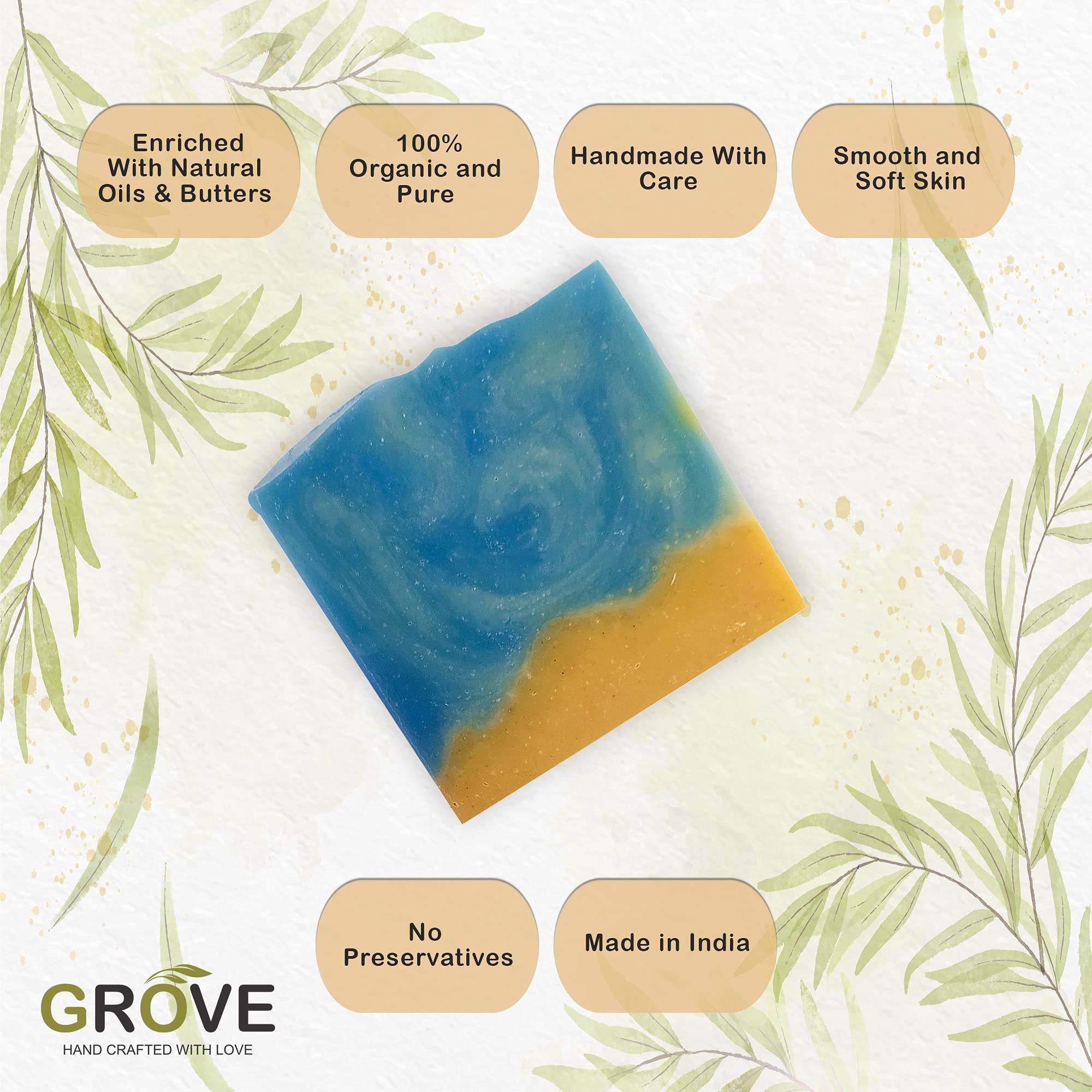 Organic Handmade Baby Soap with Raw Milk, Honey, Shea & Kokum Butter - Almond, Olive & Sesame Oils for Hydration - Gentle Moisturizing Soap for Dry & Sensitive Skin (Pack of 2, 200g) - Perfect for Newborns, Infants & Kids' Daily Bath Time