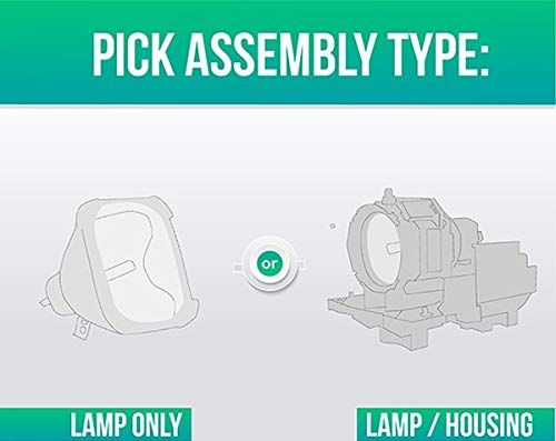 Original Philips UHP Projector Lamp NP-10LP01 Replacement Bulb for NEC NC1000C NC1000C-IMS NC1000C-R Projectors - Ideal for Home Theater, Office Presentations & Classroom Projection