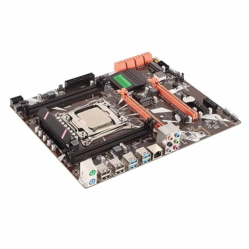 Yctze X99 Motherboard CPU Combo - LGA 2011-3 Socket with Intel Xeon E5-2620 V3 Processor, 4-Channel DDR4 Memory Support, Built-in WiFi & Gigabit LAN - Perfect for Gaming PC, Workstation, and High-Performance Desktop Computers