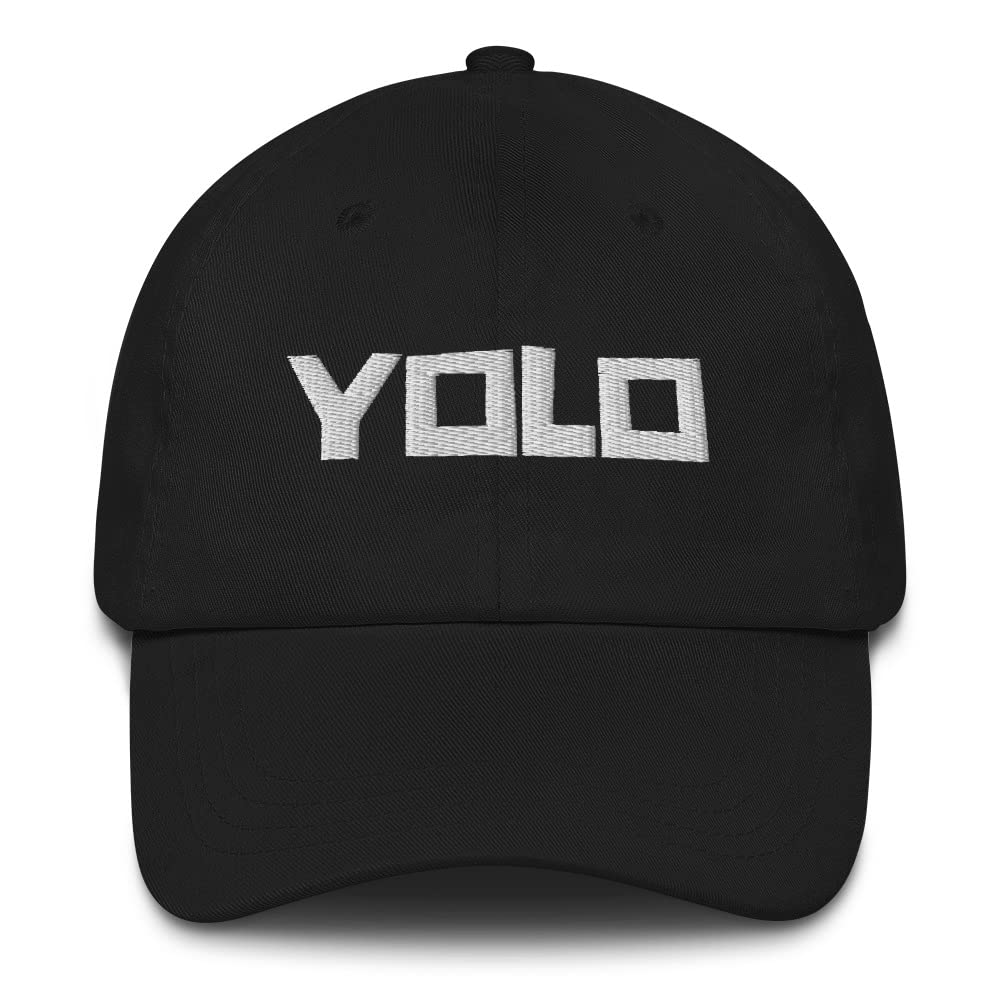YOLO Dad Hat - Adjustable Snapback Cap for Men & Women - Trendy Casual Baseball Hat for Outdoor Activities, Travel, and Sports