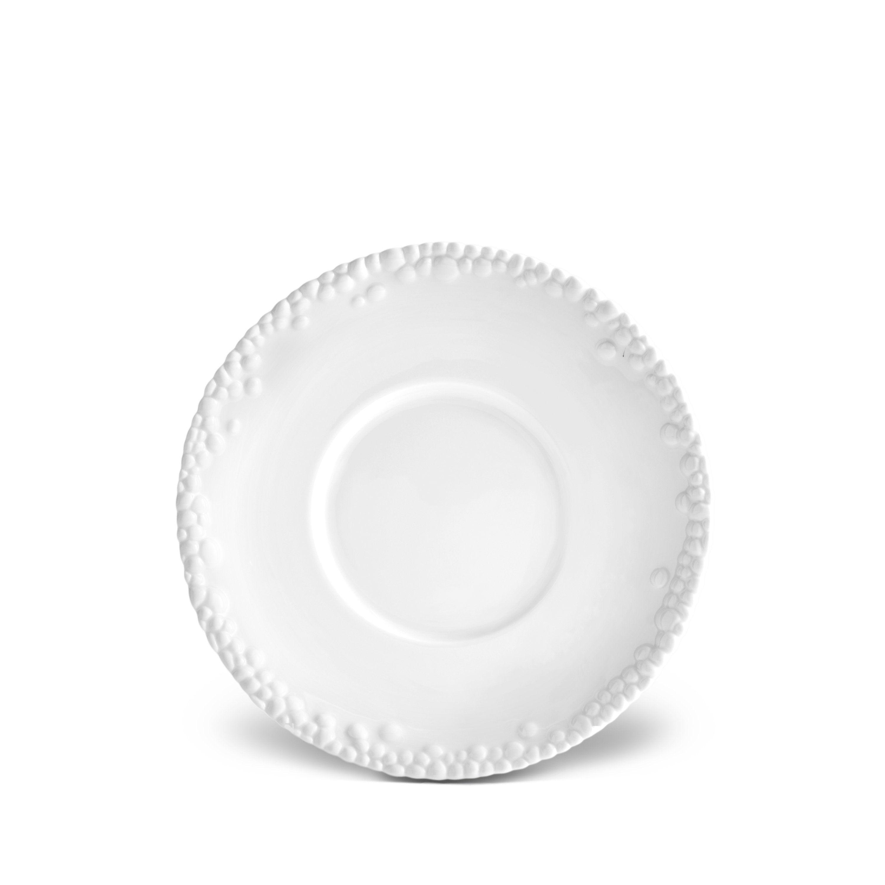 Haas Mojave Saucer White - Premium Ceramic Dinner Plate for Modern Dining, Perfect for Restaurants, Cafes, and Home Entertaining