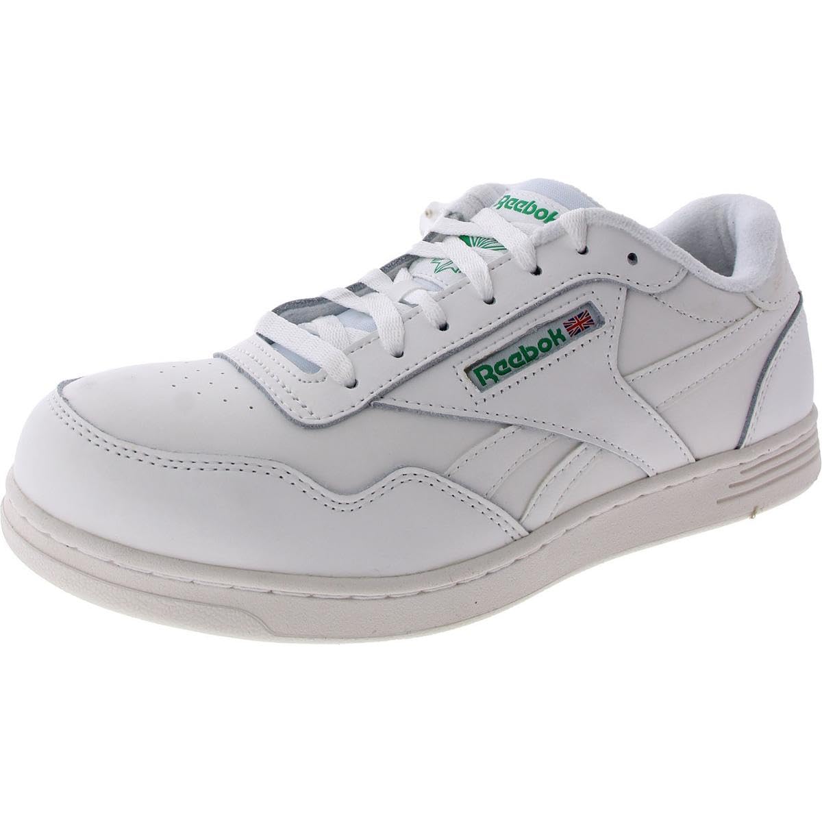 Reebok Women's Rb117 Club MEMT Work Construction Shoes - White Safety Toe Sneakers for Women | Slip-Resistant & Comfortable for Construction, Warehouse & Industrial Work