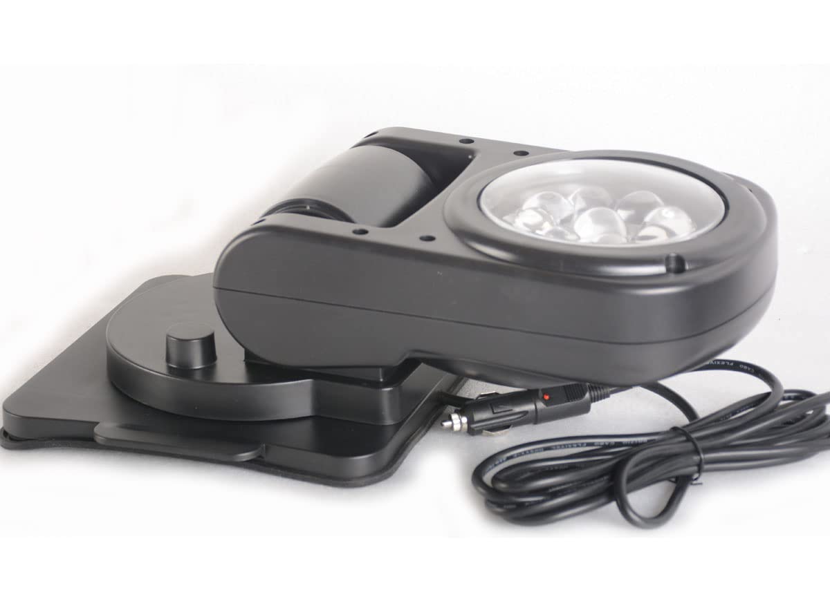 360° Rotating Remote Control LED Work Light - 7inch 45W Foldable Spot Light for Offroad, SUV, ATV, 4WD Trucks & Boats (9-32V) - Perfect for Night Driving, Fog Lights & Emergency Lighting