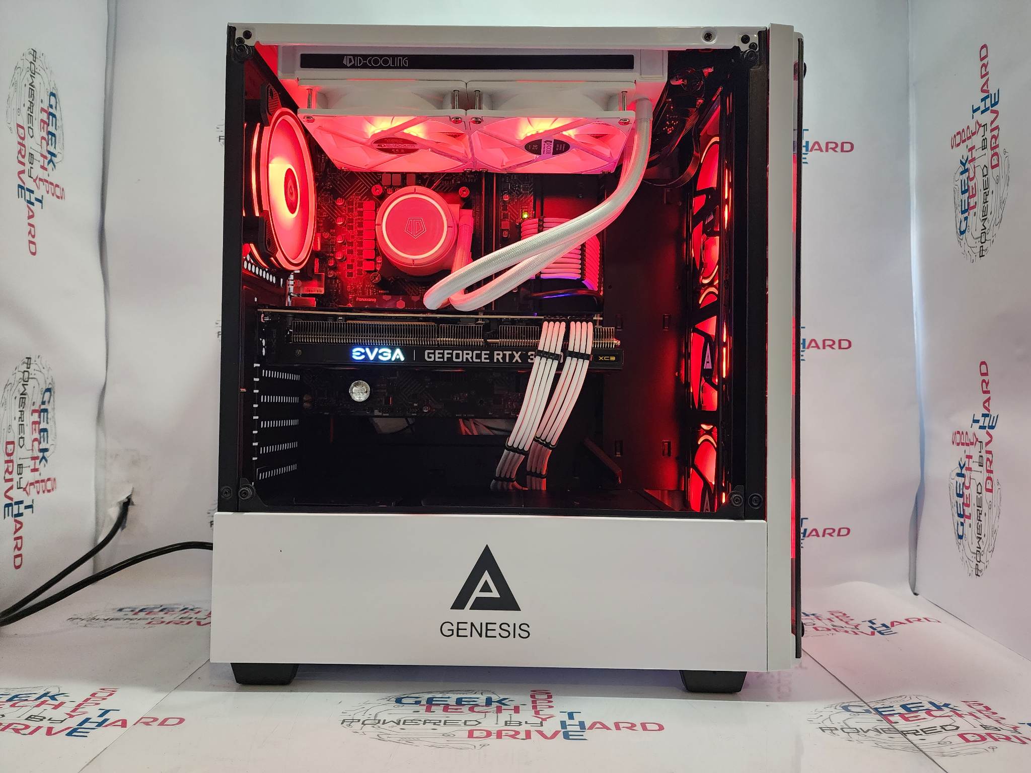 Pinnacle Desktop Gaming PC - AMD Ryzen 5, RTX 3080 Ti, 500GB/1TB/2TB SSD, 16GB/32GB DDR4 RAM, Genesis White A3 - Ultimate Gaming & Streaming Setup for Esports & VR