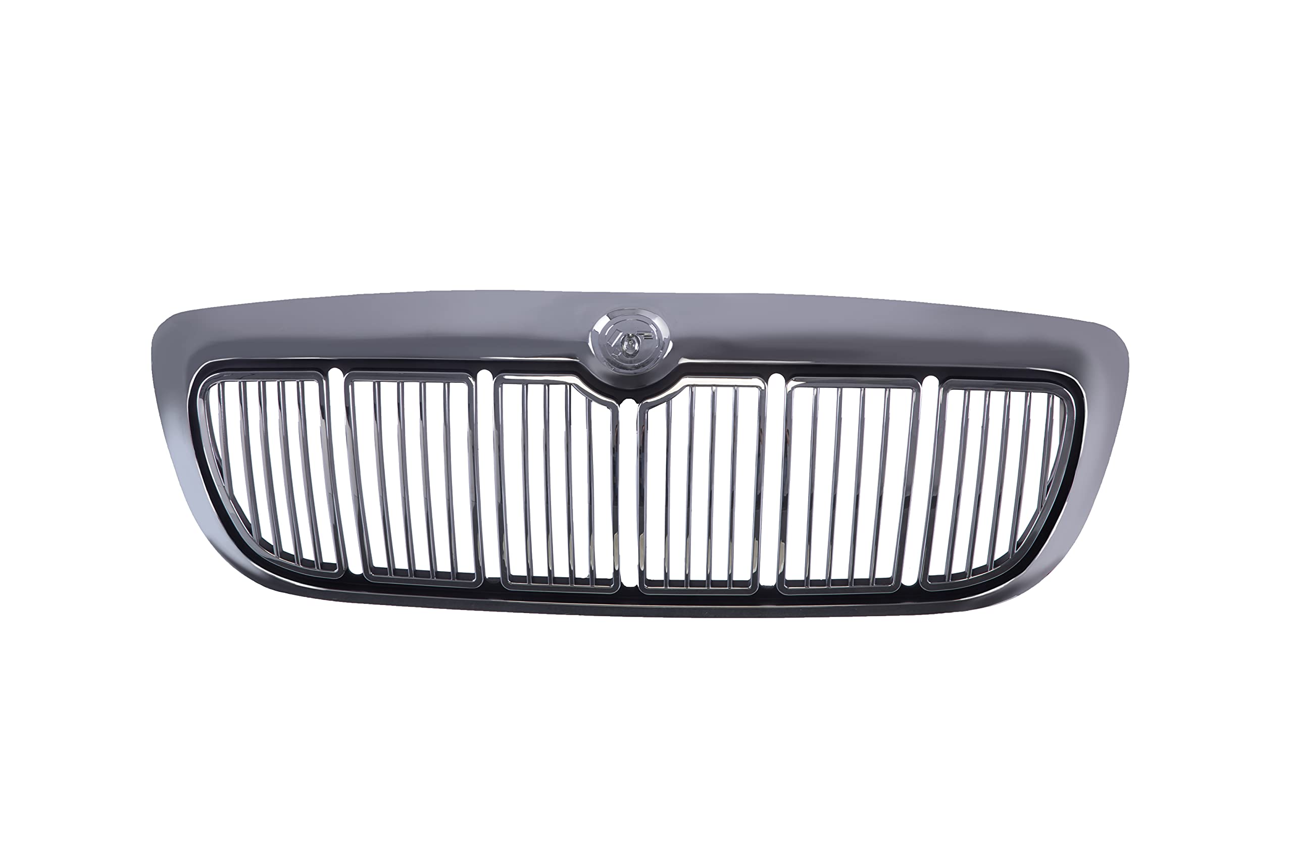 Chrome & Black Front Grille Replacement for Mercury Grand Marquis 1998-2002 - OEM Style Grill Assembly with Durable Shell - Perfect for Car Restoration & Custom Upgrades