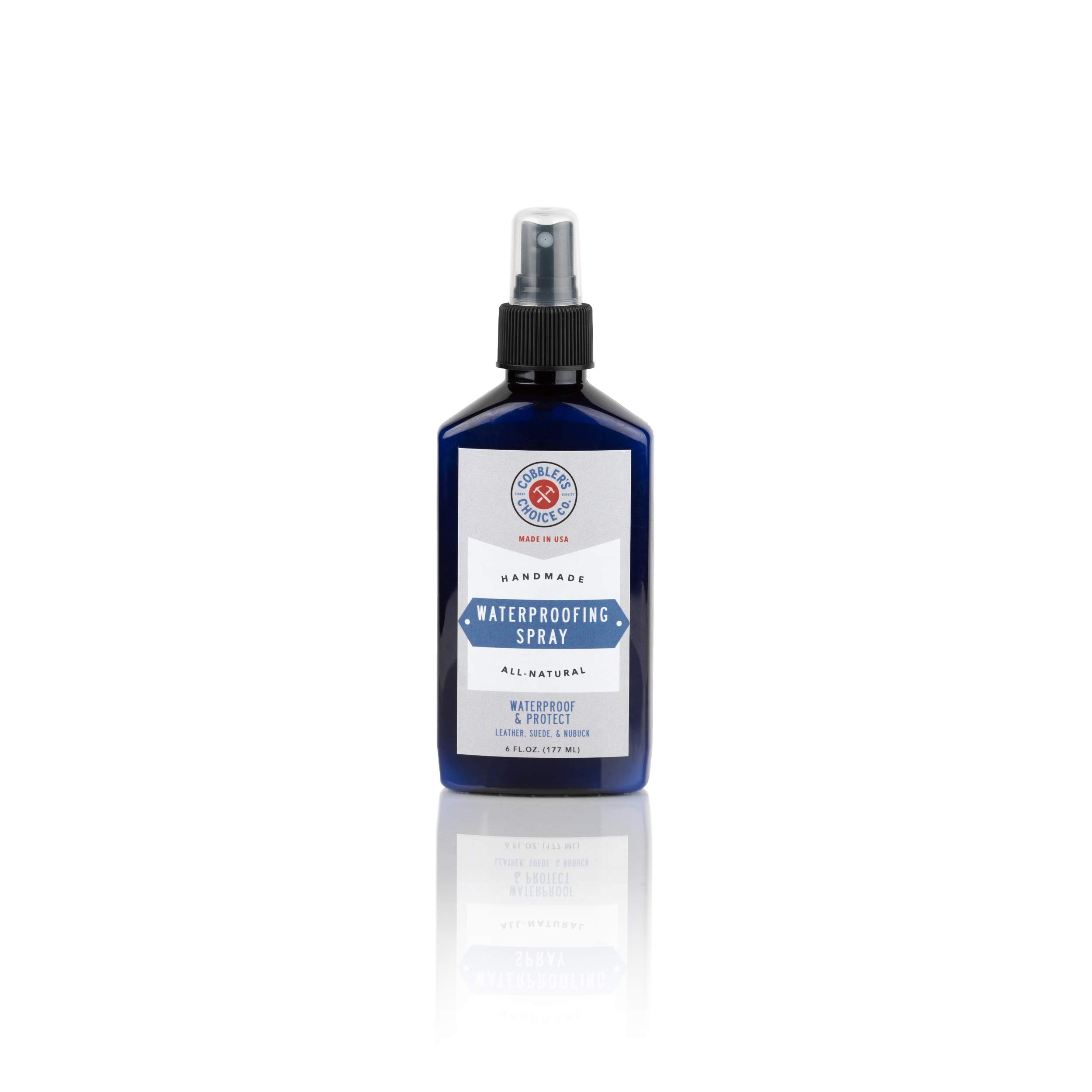 Best Waterproofing Spray for Leather Shoes & Bags | Cobbler's Choice All-Natural Leather Protector | Easy Spray Application | Ideal for Boots, Purses & Furniture Protection