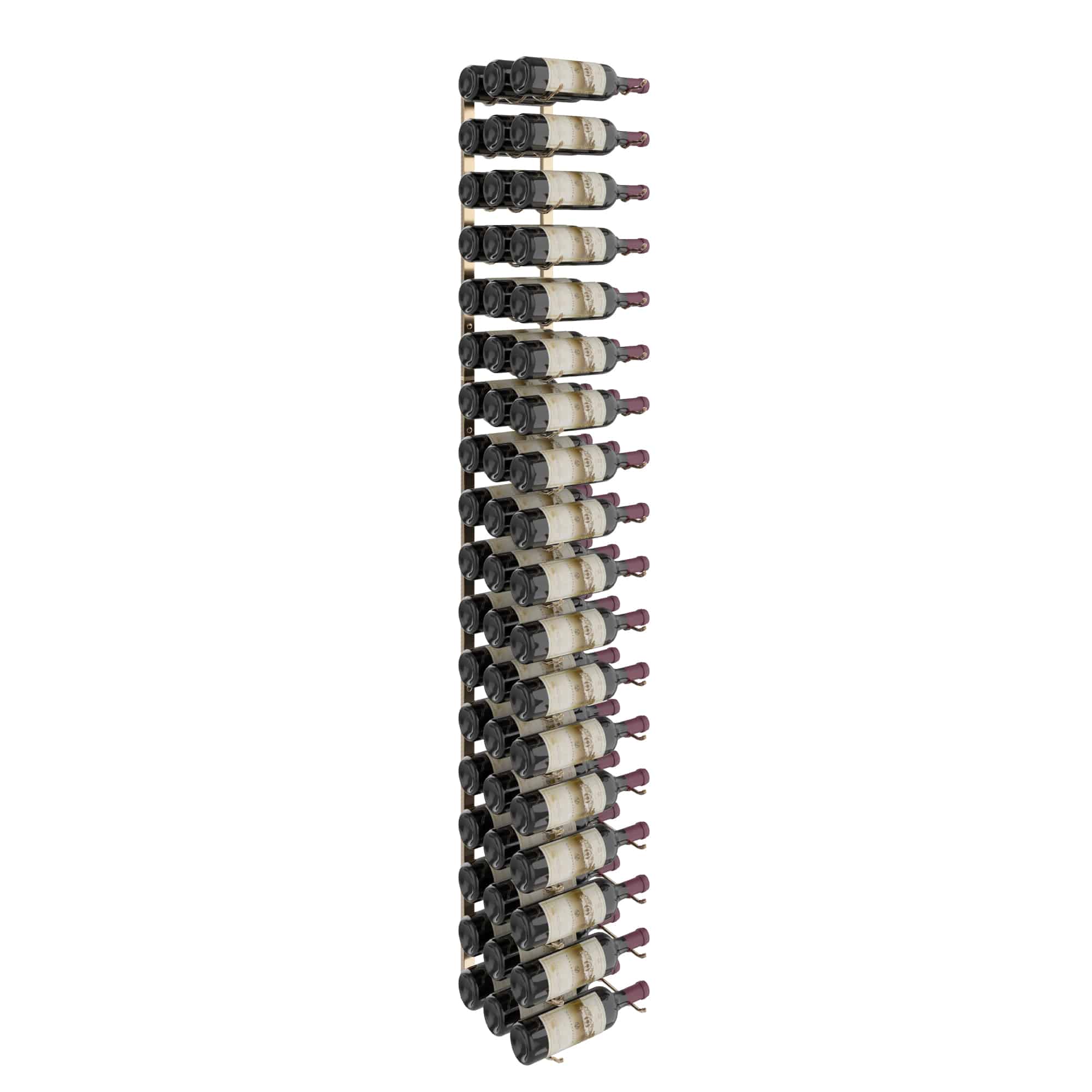 6 Foot Tall Wine Rack Kit - Holds 18 to 54 Bottles | Sturdy Metal Storage for Wine Cellars, Home Bars & Restaurants