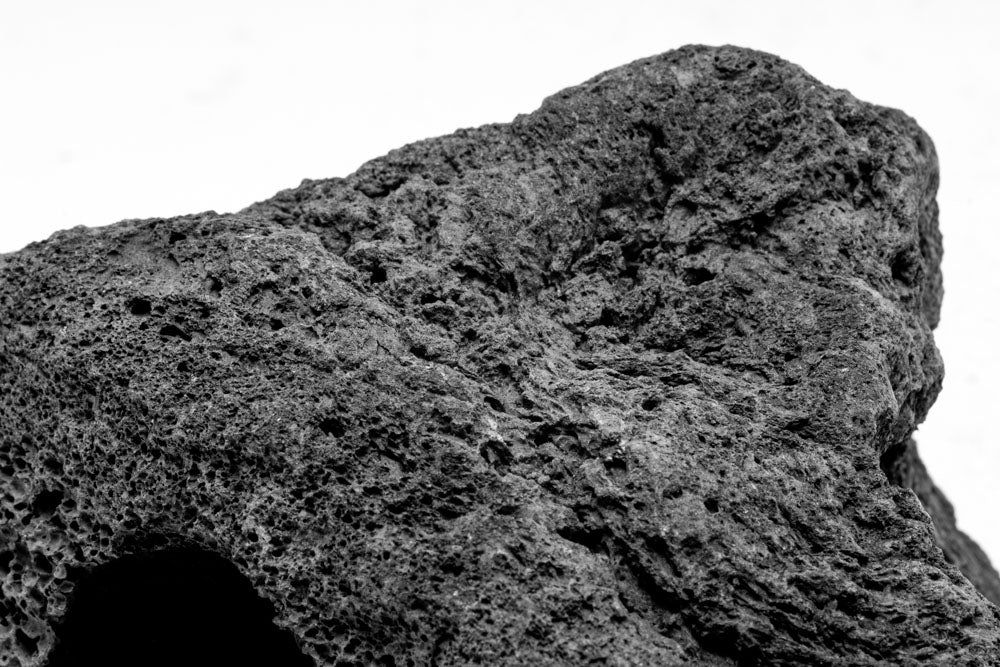 Premium Black Lava Rock Cave for Aquarium - Natural Hideout for Fish, Shrimp & Reptiles - Perfect for Terrariums, Fish Tanks & Reptile Habitats