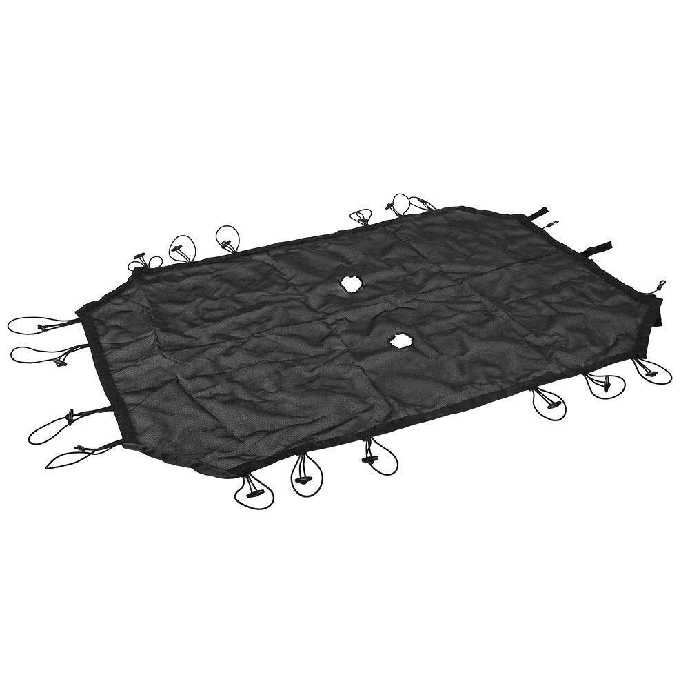 Sun Shade Bimini Top for Jeep Wrangler JK JKU Unlimited (2007-2018) - UV Protection Convertible Soft Top Cover for 4-Door Models - Perfect for Beach, Off-Road & Summer Driving