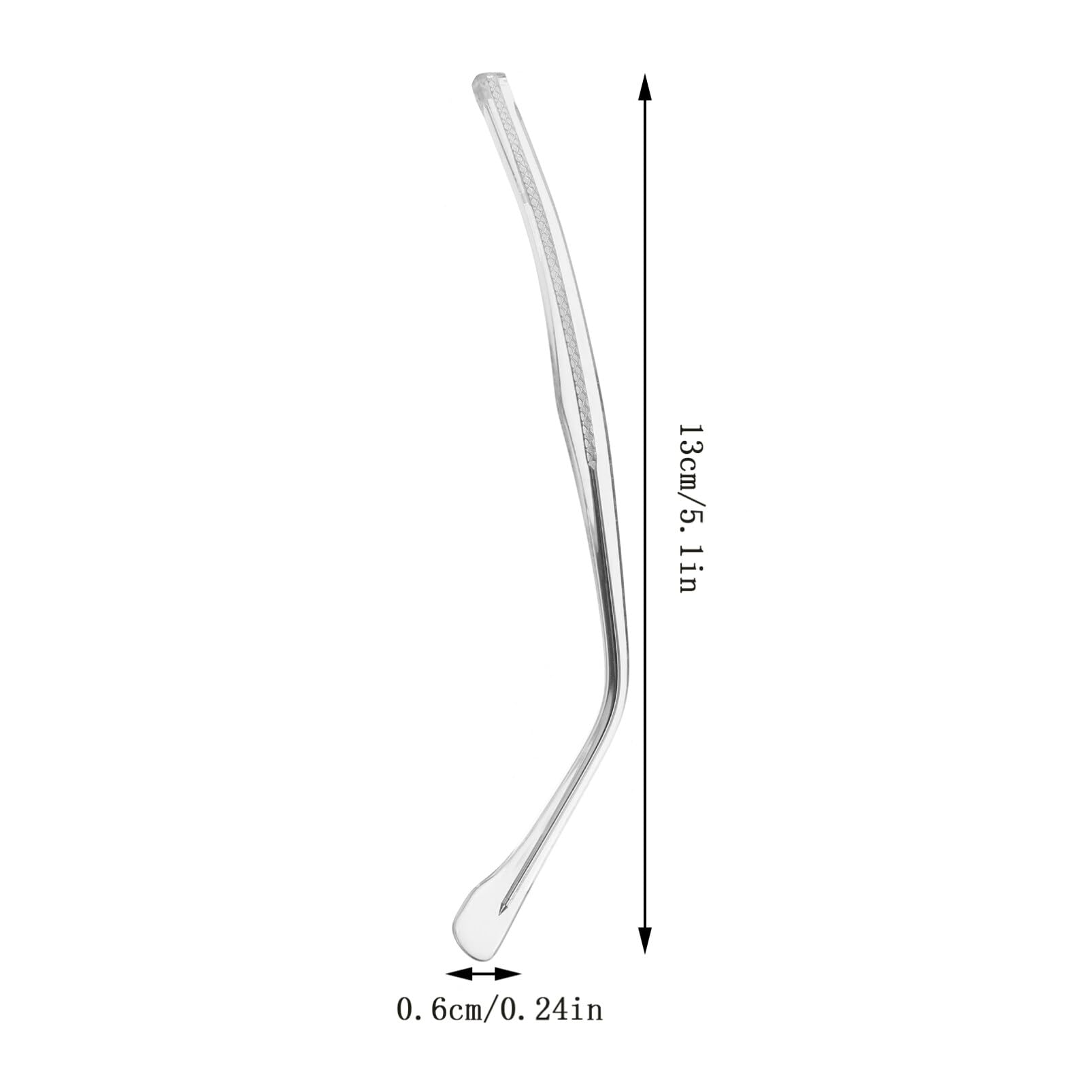 Healvian Universal Glasses Replacement Parts - 1 Pair of Eyeglass Temple Arms, Frame Ear Clips & Sleeves for Sunglasses & Optical Frames | Perfect for Repairing Broken Glasses at Home, Office or Travel