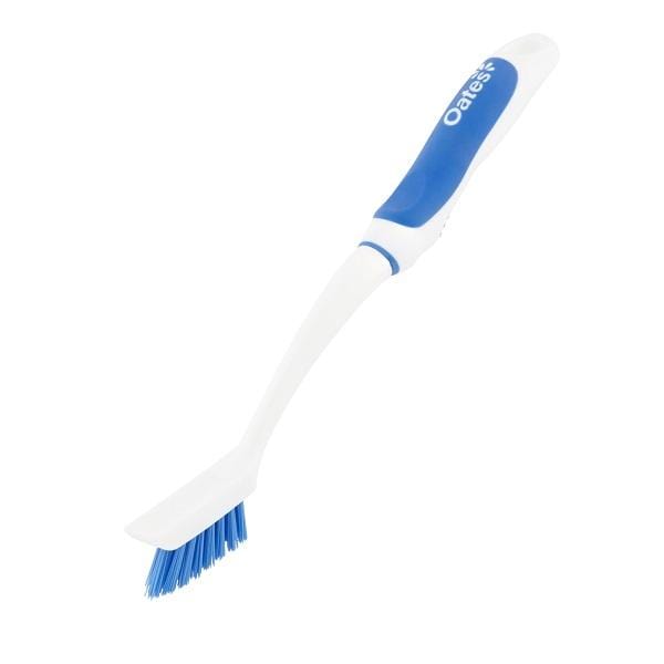 Oates Soft Grip Grout Brush - Heavy Duty Tile Cleaning Brush for Bathroom, Shower & Kitchen - Ergonomic Handle for Easy Scrubbing