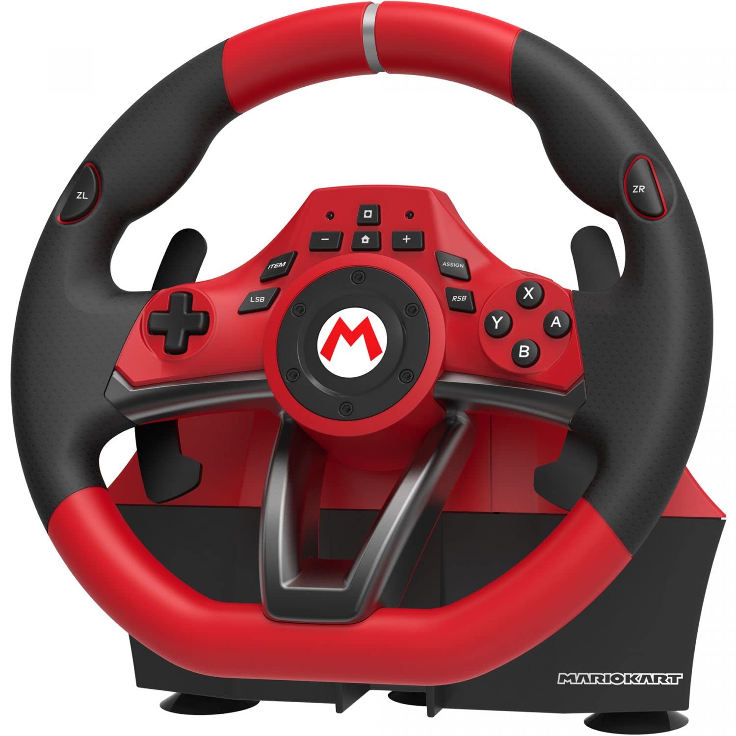 Official Mario Kart 8 Deluxe Racing Wheel & Pedal Set for Nintendo Switch - Steering Wheel Controller Bundle for Kids & Adults - Perfect for Racing Games & Family Game Nights