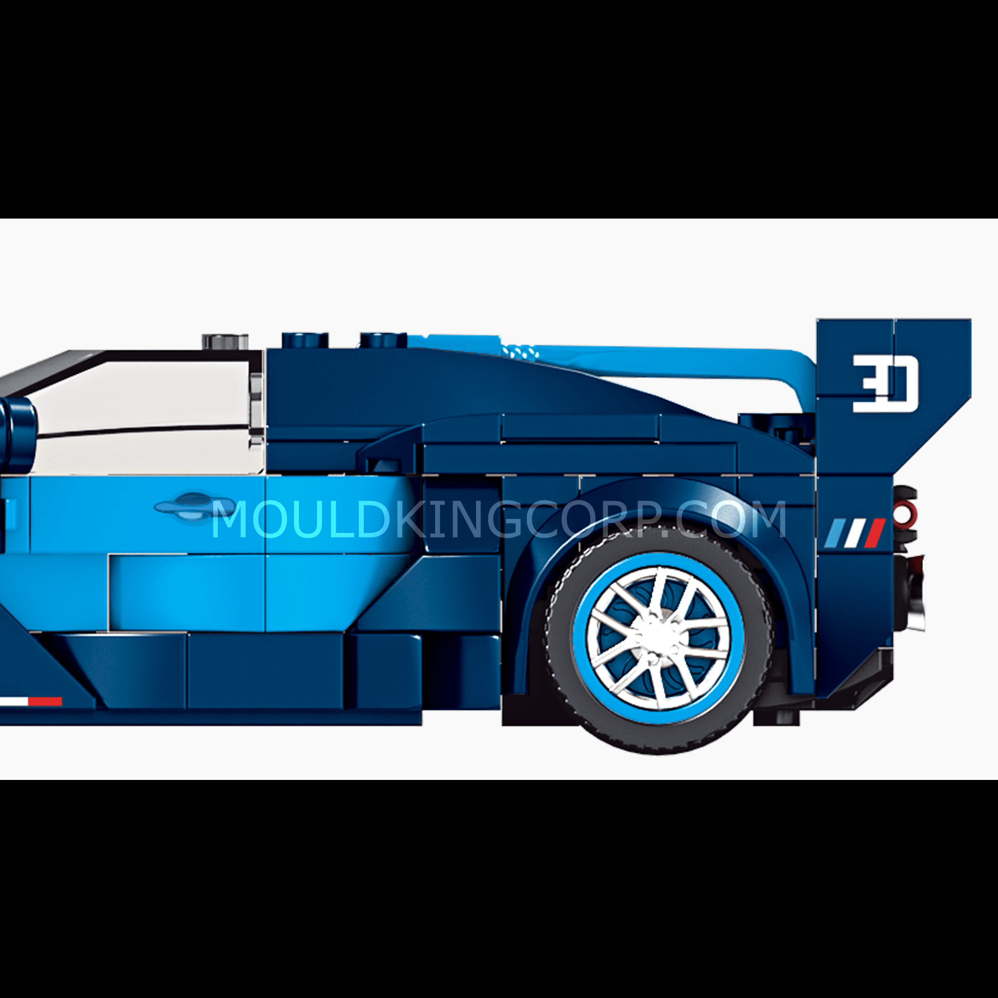 Mould King 27001 The Vision GT Mini Sports Car Building Set - 336 PCS Model Kit for Adults & Teens | Perfect for Collectors, DIY Enthusiasts & Home Office Decoration