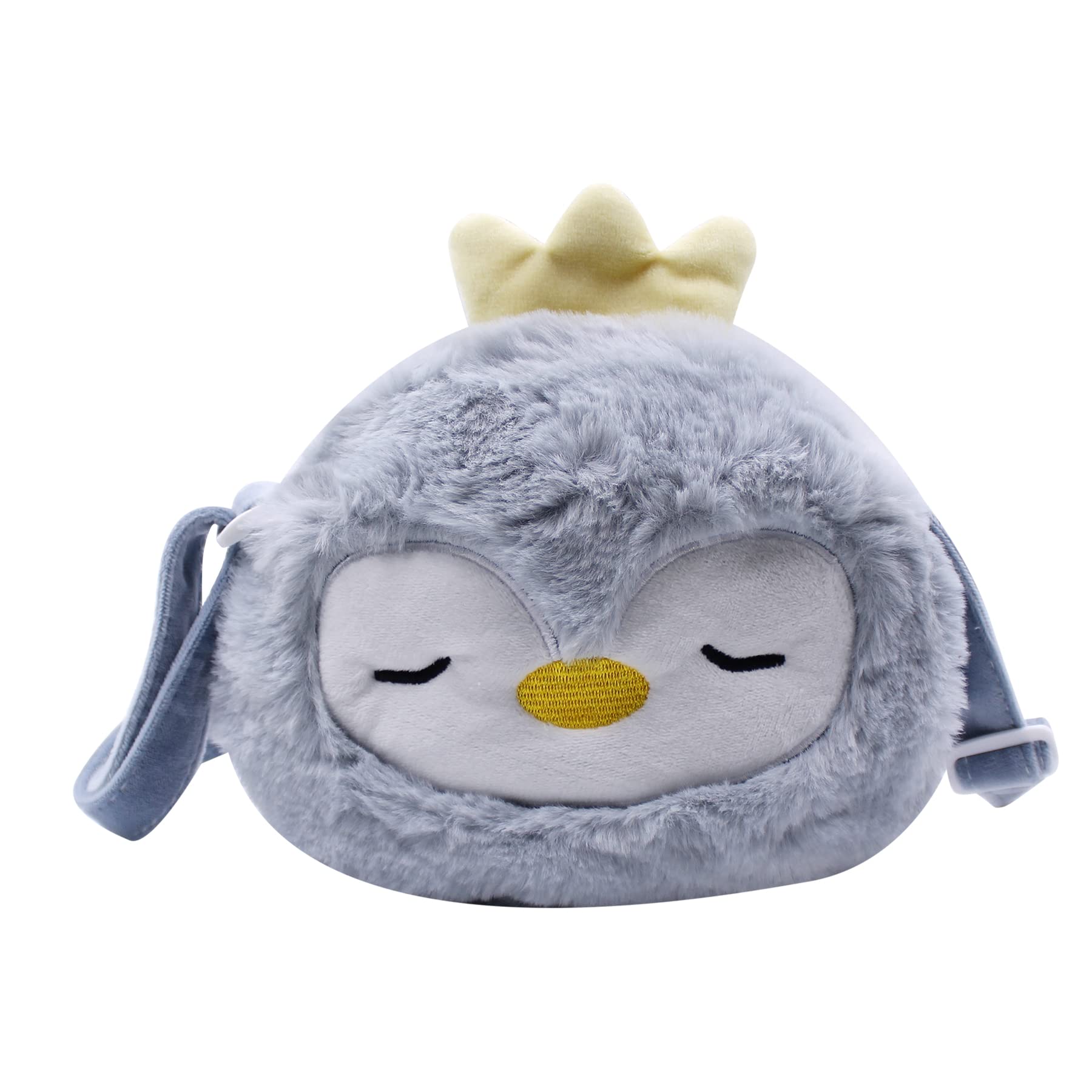 Adorable Cartoon Plush Animal Crossbody Bag for Women & Girls - Soft Fluffy Shoulder Purse, Cute Messenger Satchel Handbag - Perfect for School, Travel, Shopping & Daily Use
