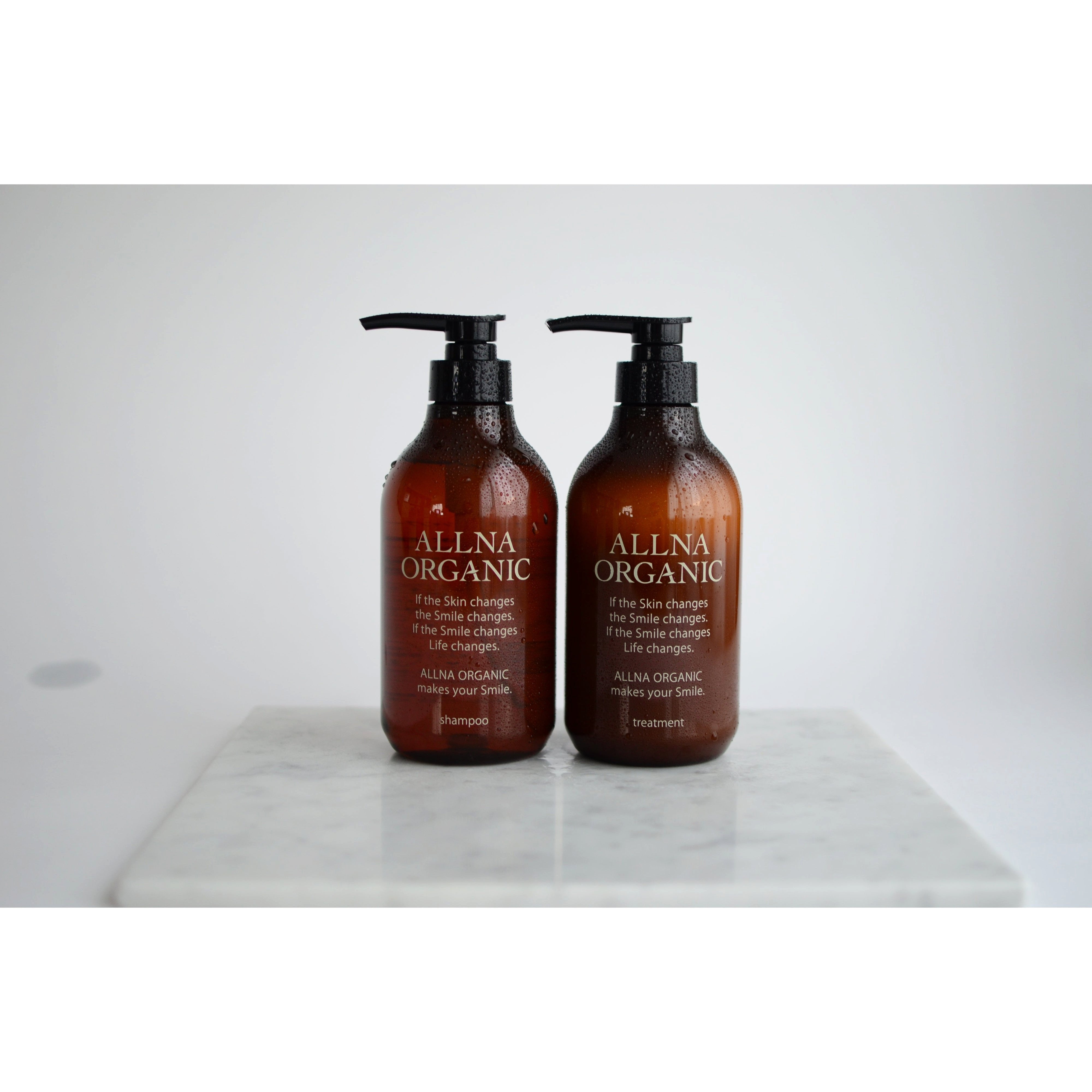 Allna Organic Shampoo for Smooth Hair - 500ml Salon Quality Sulfate-Free Shampoo for Frizz Control & Shine - Perfect for Daily Use at Home or Professional Salon Treatments
