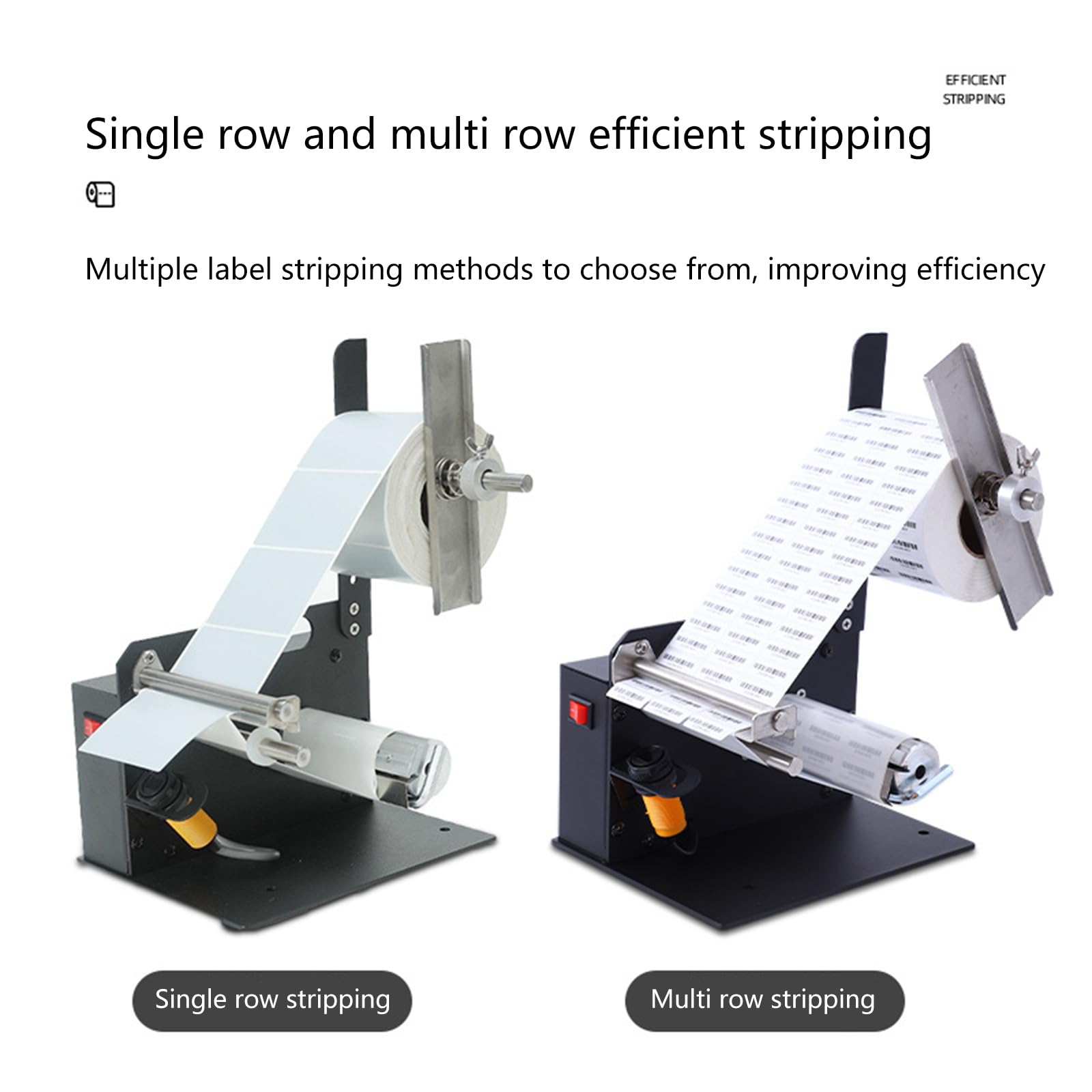 Automatic Label Dispenser Machine for Multiple Rolls - Adjustable Label Length & 5-110mm Width | Perfect for Warehouse, Shipping & Retail Labeling