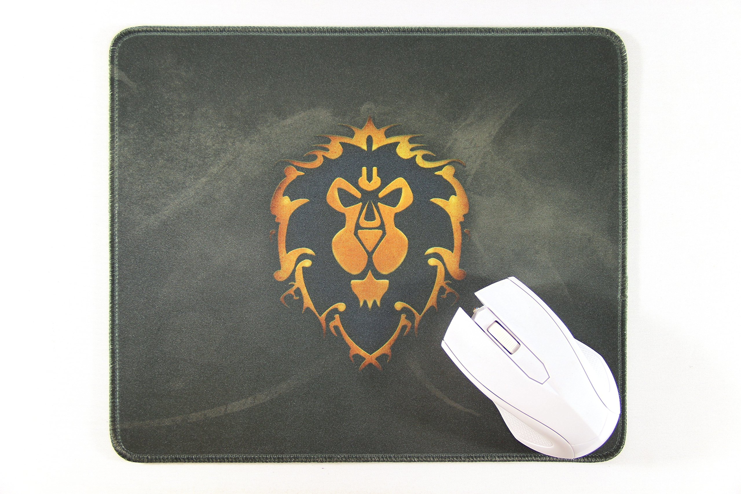 12x10 Inch World of Warcraft Alliance Flag Gaming Mouse Pad - Large Waterproof Non-Slip Mouse Mat for PC & Laptop - Perfect for Gamers, Office & Home Use