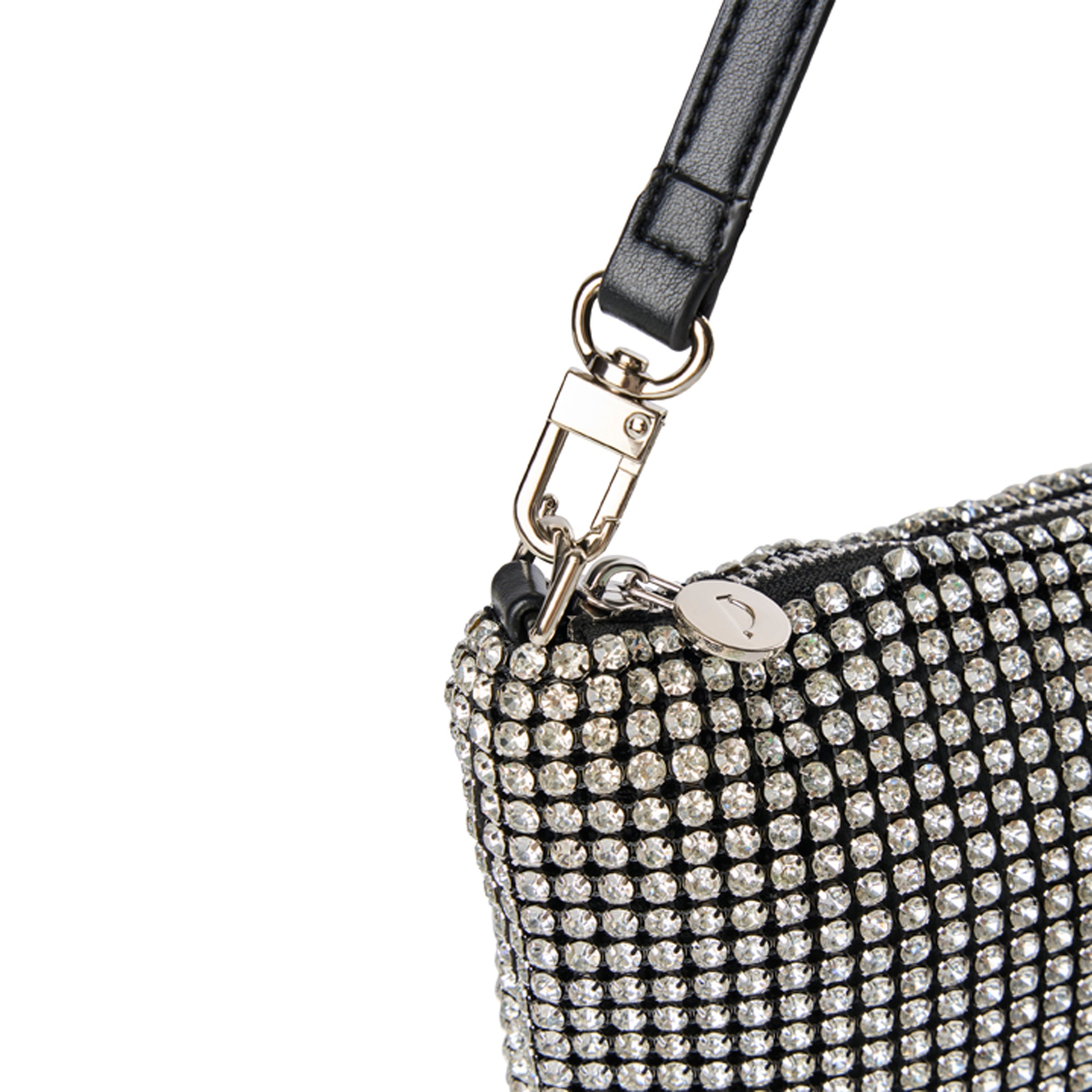 Riona Melody Crystal Dome Shape Silver Jewelry - Elegant Necklace for Women, Perfect for Weddings, Parties & Special Occasions