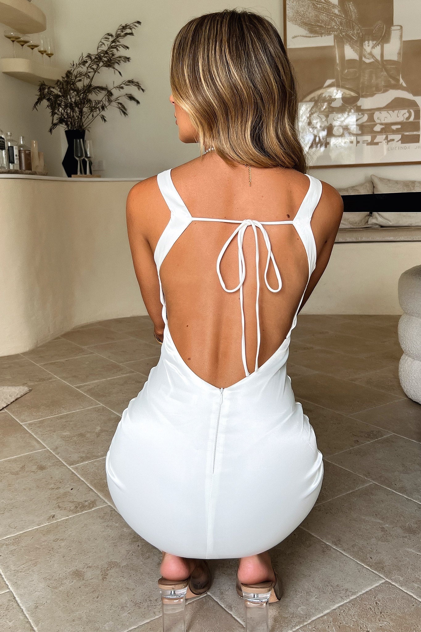 Elegant White Eira Dress for Women - Perfect for Weddings, Parties & Special Occasions