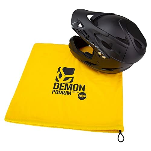 Demon Podium Full Face Mountain Bike Helmet - Lightweight & Ventilated for Downhill, BMX & MTB Riding - Ultimate Protection for Extreme Sports & Trail Adventures