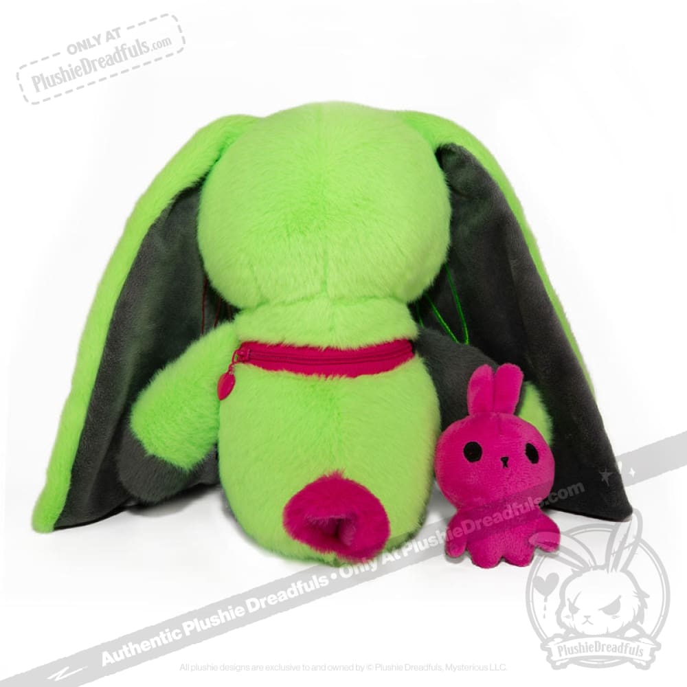 Plushie Dreadfuls ADHD Rabbit Extra Chaos Edition - Soft Stuffed Animal Toy for Kids & Adults | Perfect for Anxiety Relief, ADHD Support & Emotional Comfort