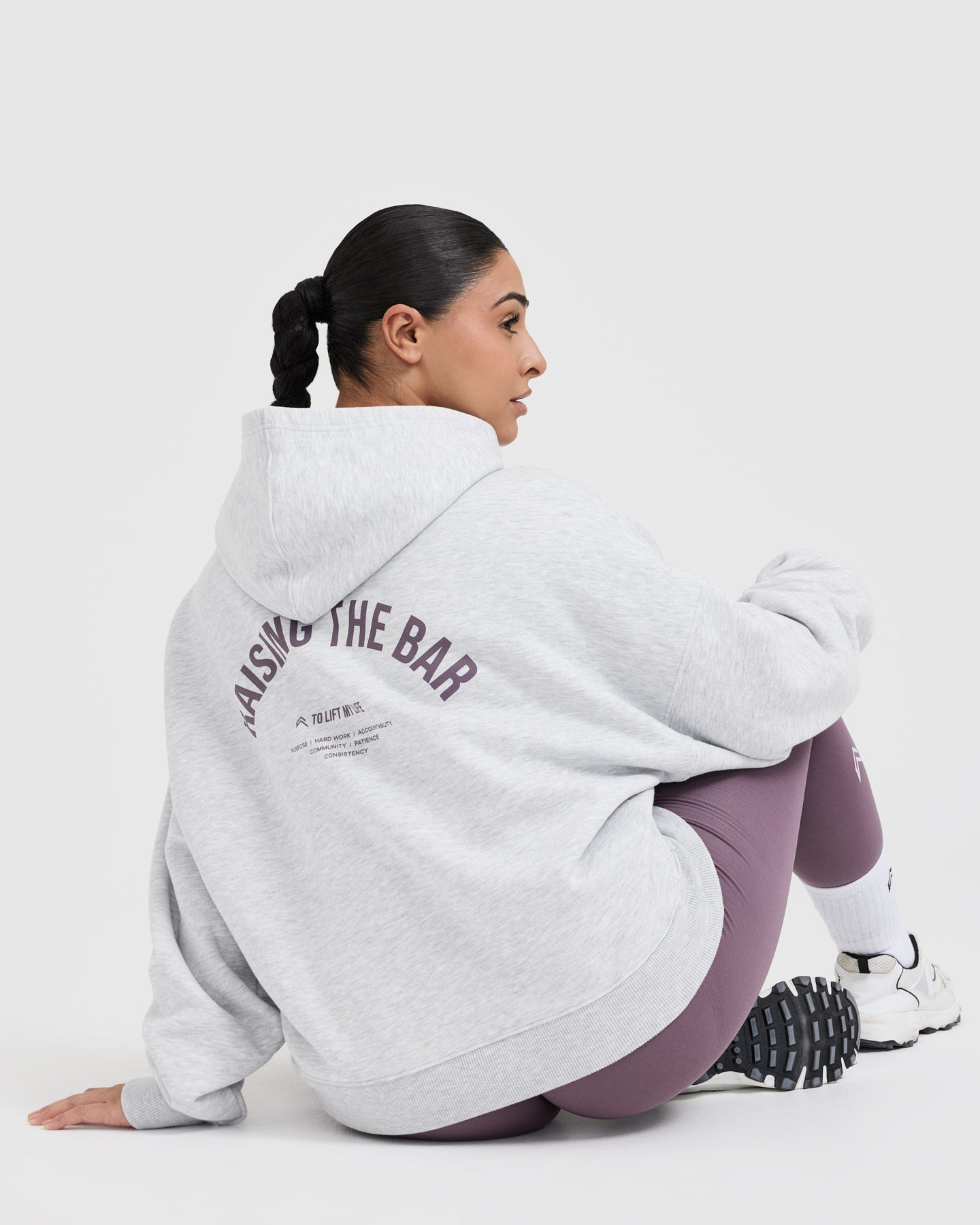 Premium Unisex Oversized Graphic Hoodie - Light Grey Marl | Trendy Streetwear for Men & Women | Perfect for Casual Outfits, Lounge Wear & Cool Weather Fashion