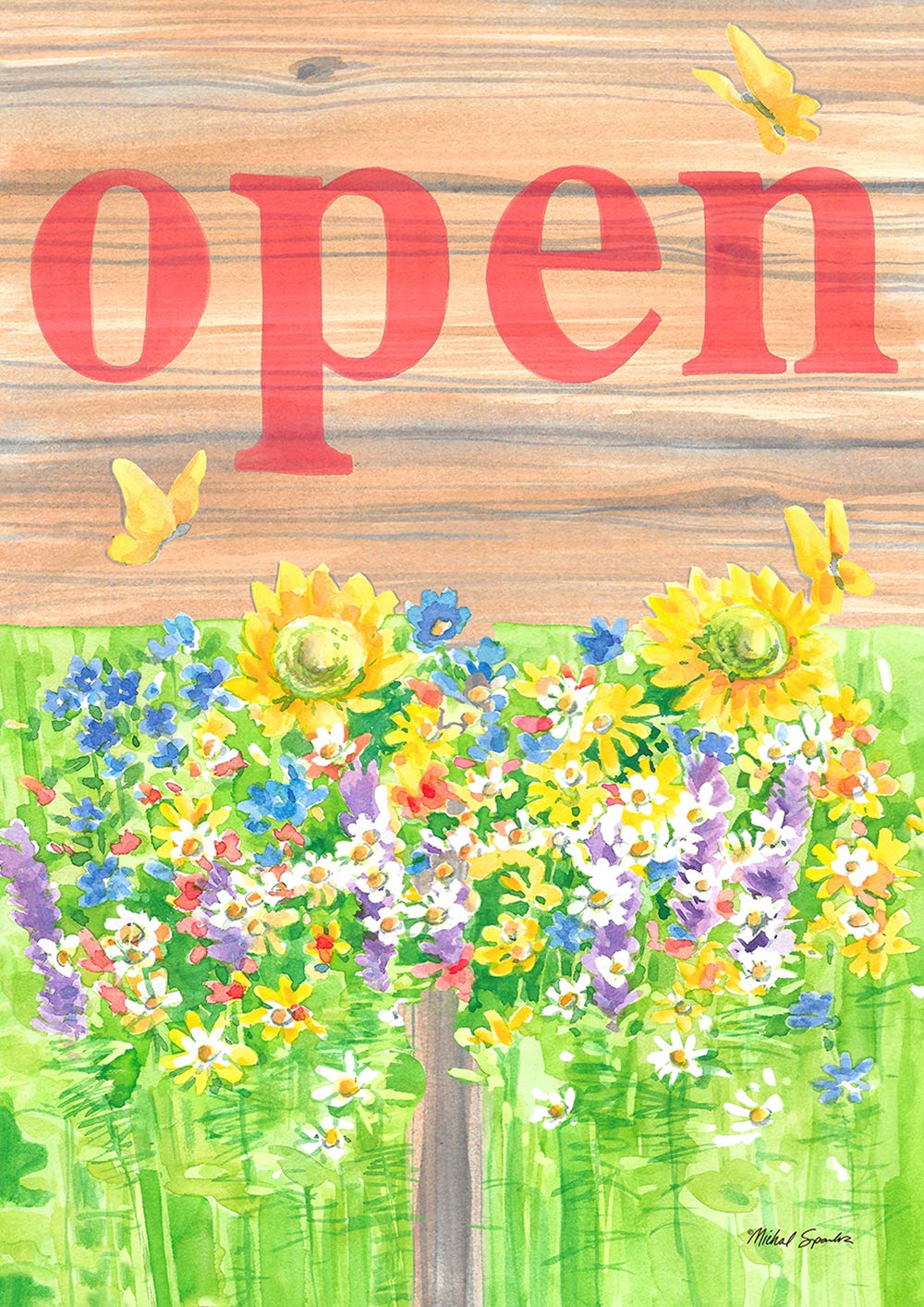 Toland Home Garden 1012406 Floral Spring Double-Sided Garden Flag - 28x40 Inch Outdoor Yard Decoration for House, Porch & Seasonal Flower Display | Perfect for Spring Decor, Front Yard Landscaping & Seasonal Celebrations