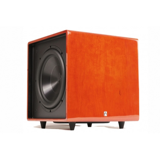 Aperion Bravus II 12D 650W Powered Subwoofer - High Performance Home Theater Subwoofer with Cherry Gloss Finish | Perfect for Home Cinema, Gaming & Music Listening
