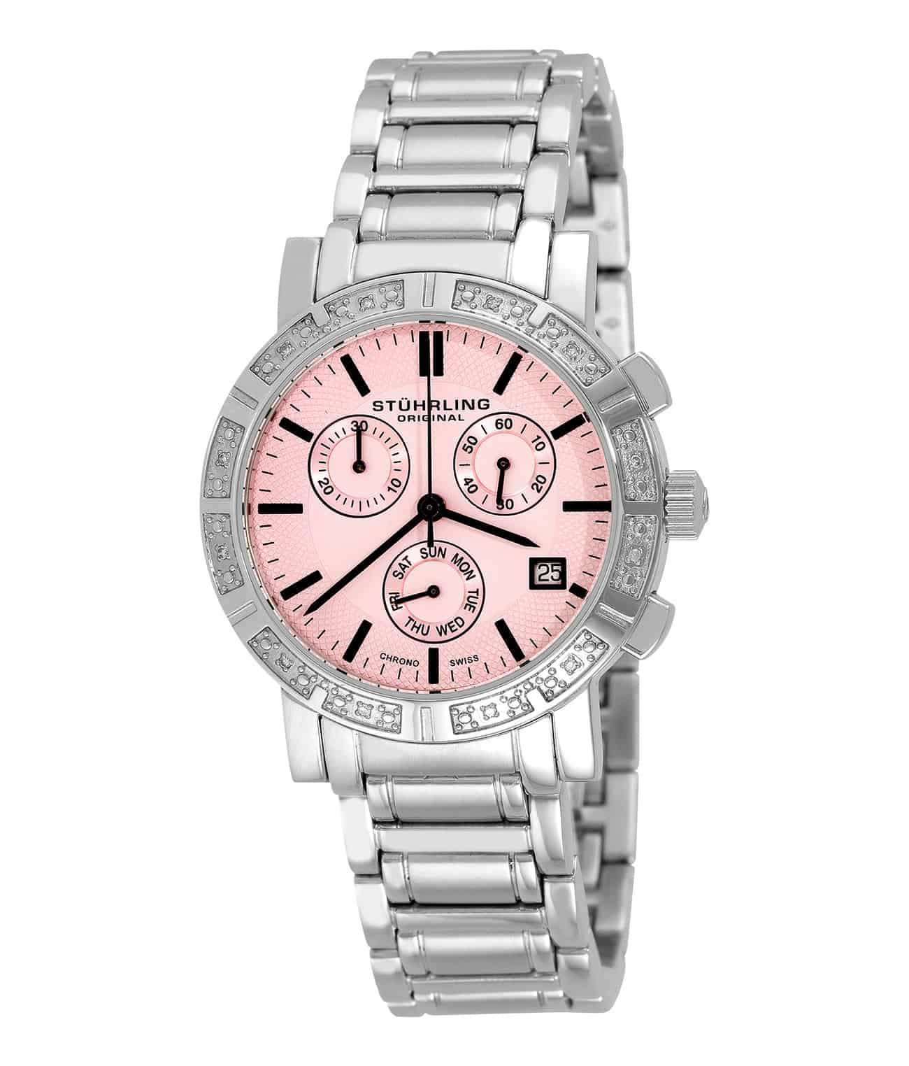 White Dial / Silver Case / Silver Stainless Steel Bracelet Deployant Buckle