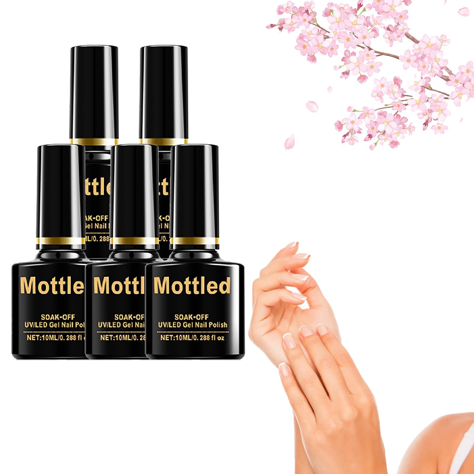 Nigehome Nail Repair Protection Gel - 5PCS Strengthening Top Coat for Damaged & Brittle Nails | Instant Repair for Mottled & Weak Nails | Salon-Quality At-Home Nail Care Solution | Perfect for Manicures, Pedicures & Nail Art