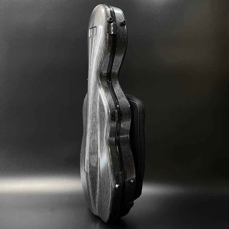 Premium Carbon Fiber Violin Case - Full Size 4/4 & 3/4 Violin Backpack with Shoulder Straps | Durable, Pressure-Resistant & Airline Approved | Includes Music Score Pocket | Perfect for Travel, School & Professional Musicians (Dark Gray)