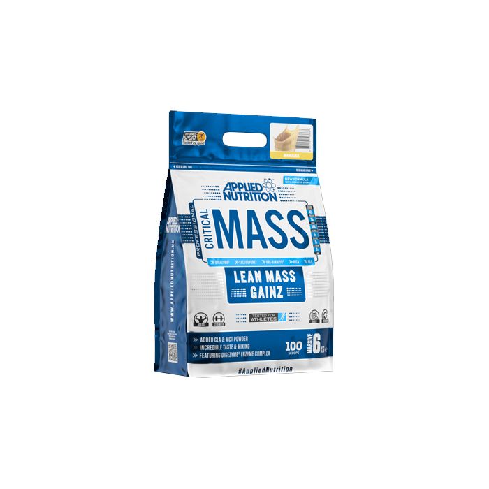 Applied Nutrition Critical Mass 6kg - High Protein Weight Gainer Powder for Muscle Building & Recovery | Perfect for Post-Workout & Bulking Phase