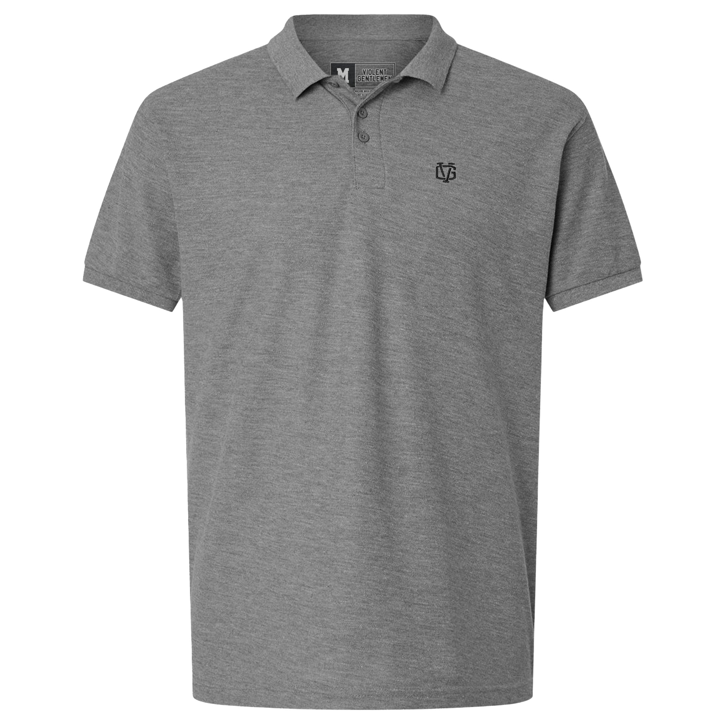Custom Monogram Pique Polo Shirt for Men - Personalized Embroidered Cotton Golf Shirt - Perfect for Casual Wear, Office & Golf Outings