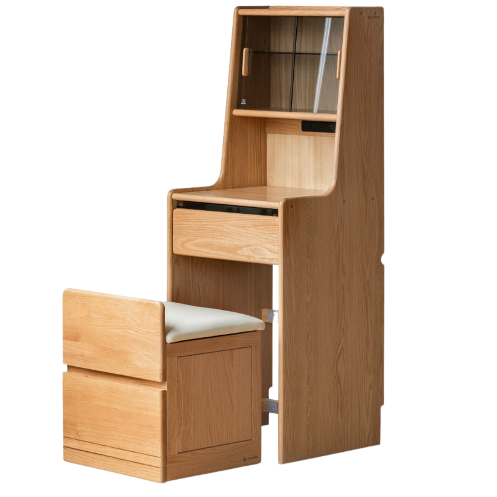 19.7x17.7x53.1 inch / 50x45x135 cm / dressing table + dressing stool