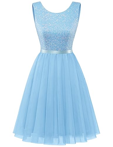 Tulle Sequin Lightblue