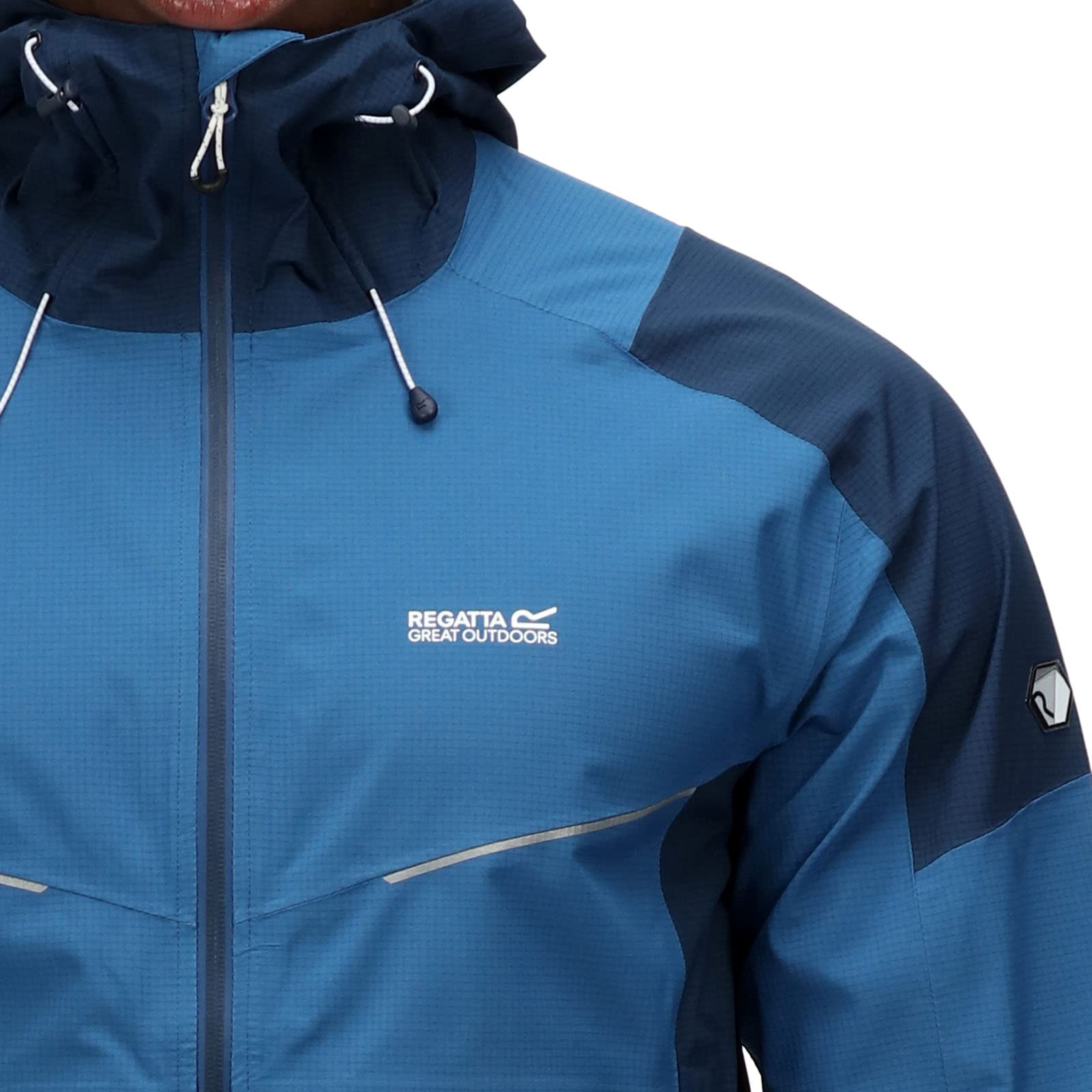 Regatta Men's Imber VII Waterproof Jacket - Lightweight Raincoat for Hiking, Camping & Outdoor Activities | Windproof & Breathable Shell for All-Weather Protection