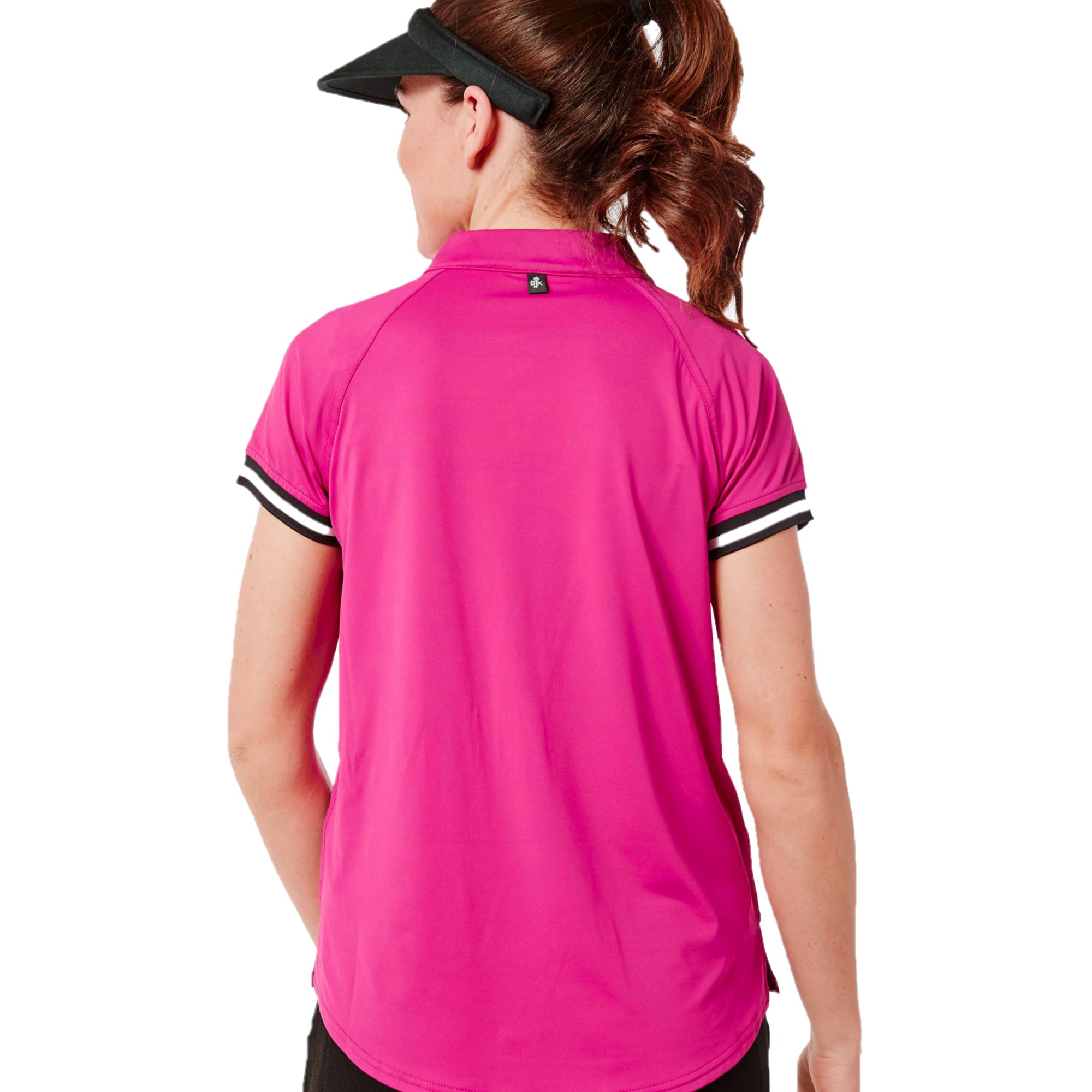 Belyn Key Sport Women's Short Sleeve Golf Polo Shirt - Moisture Wicking & UV Protection - Perfect for Golf, Tennis & Outdoor Activities