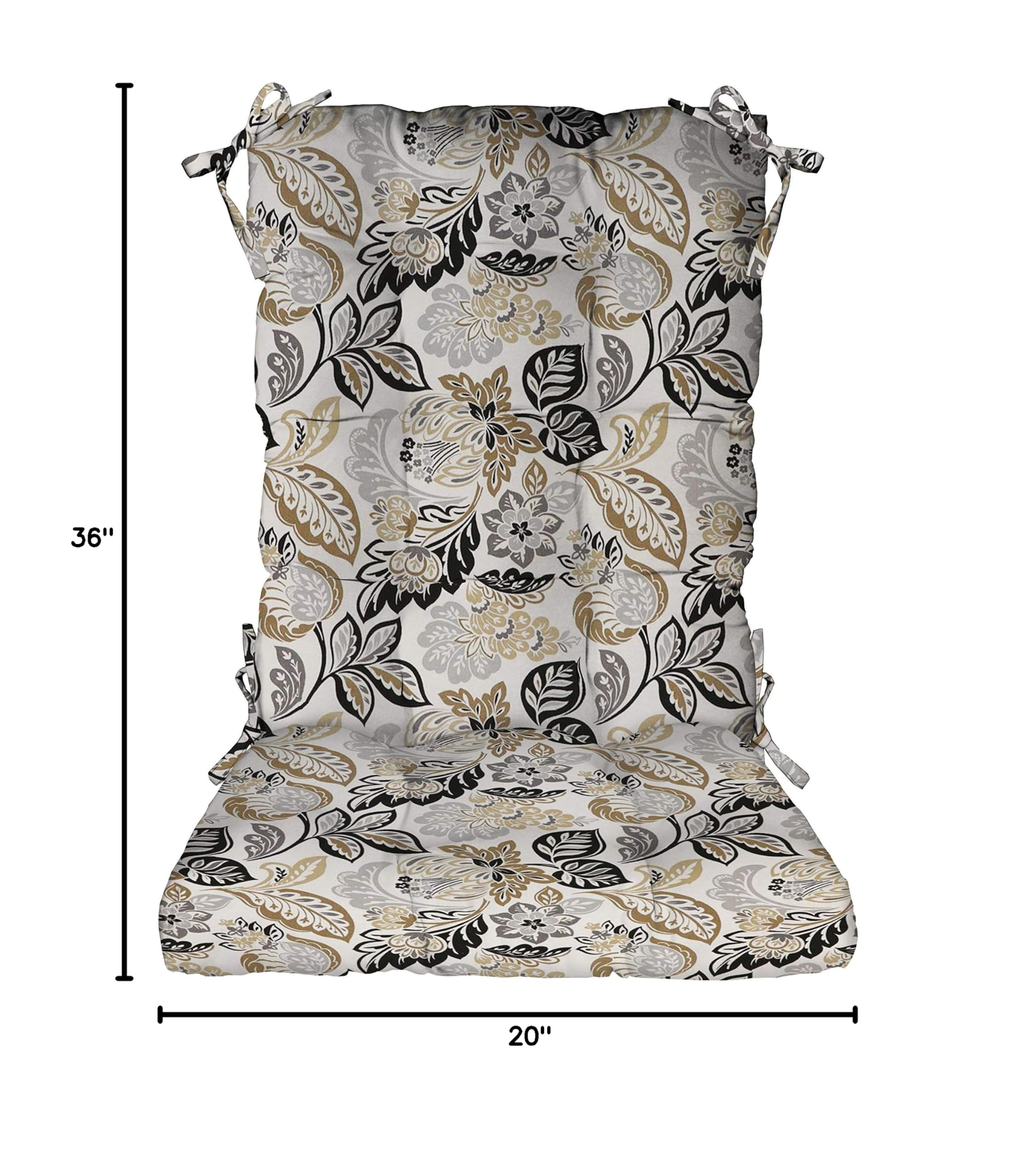 RSH DECOR: Tufted Rocker Cushion Set 18