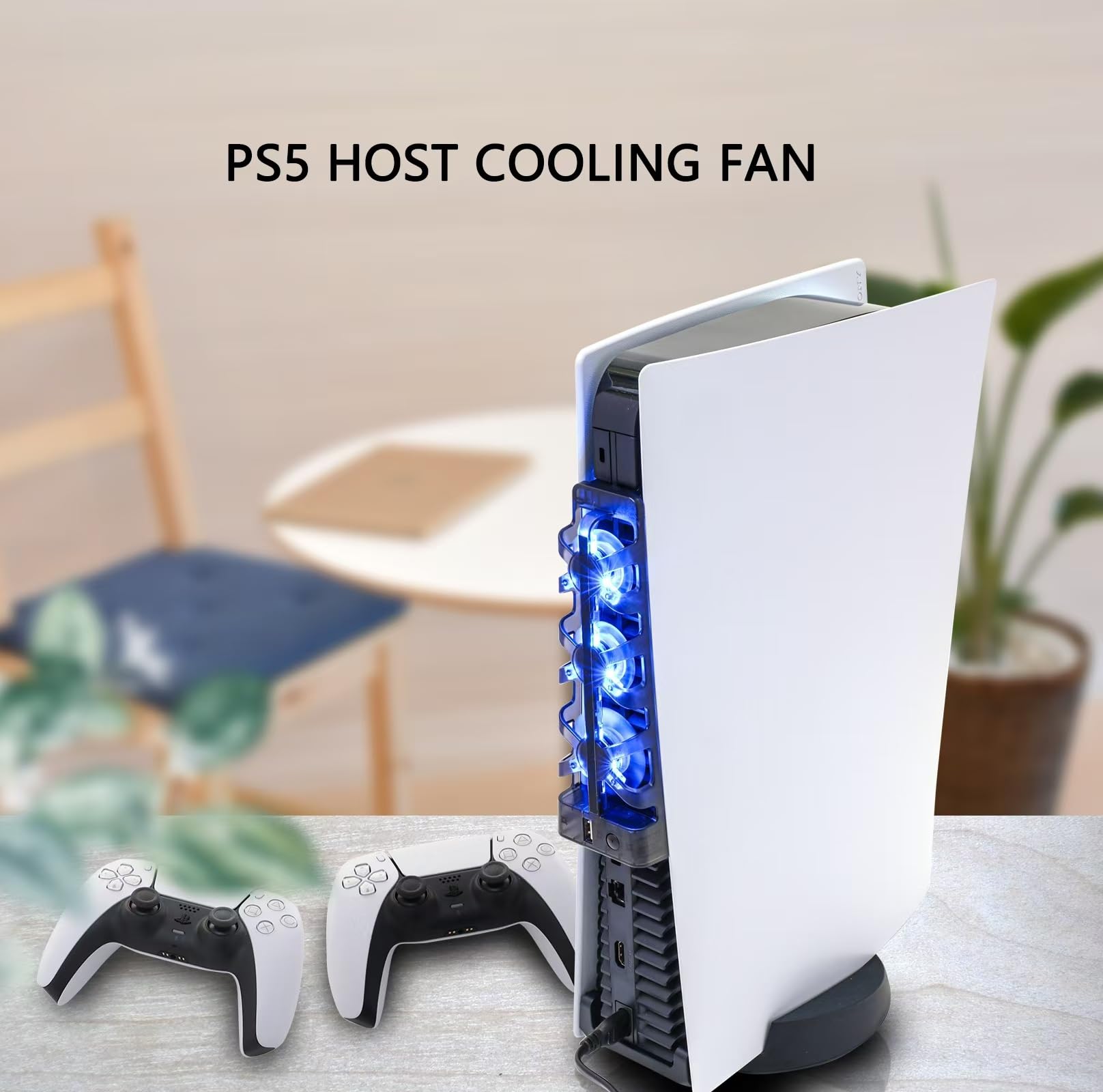 Best PS5 Cooling Fan for PlayStation 5 - Compatible with PS5 Disc & Digital Edition (Excludes PS5 Slim/Pro) - Prevent Overheating for Long Gaming Sessions