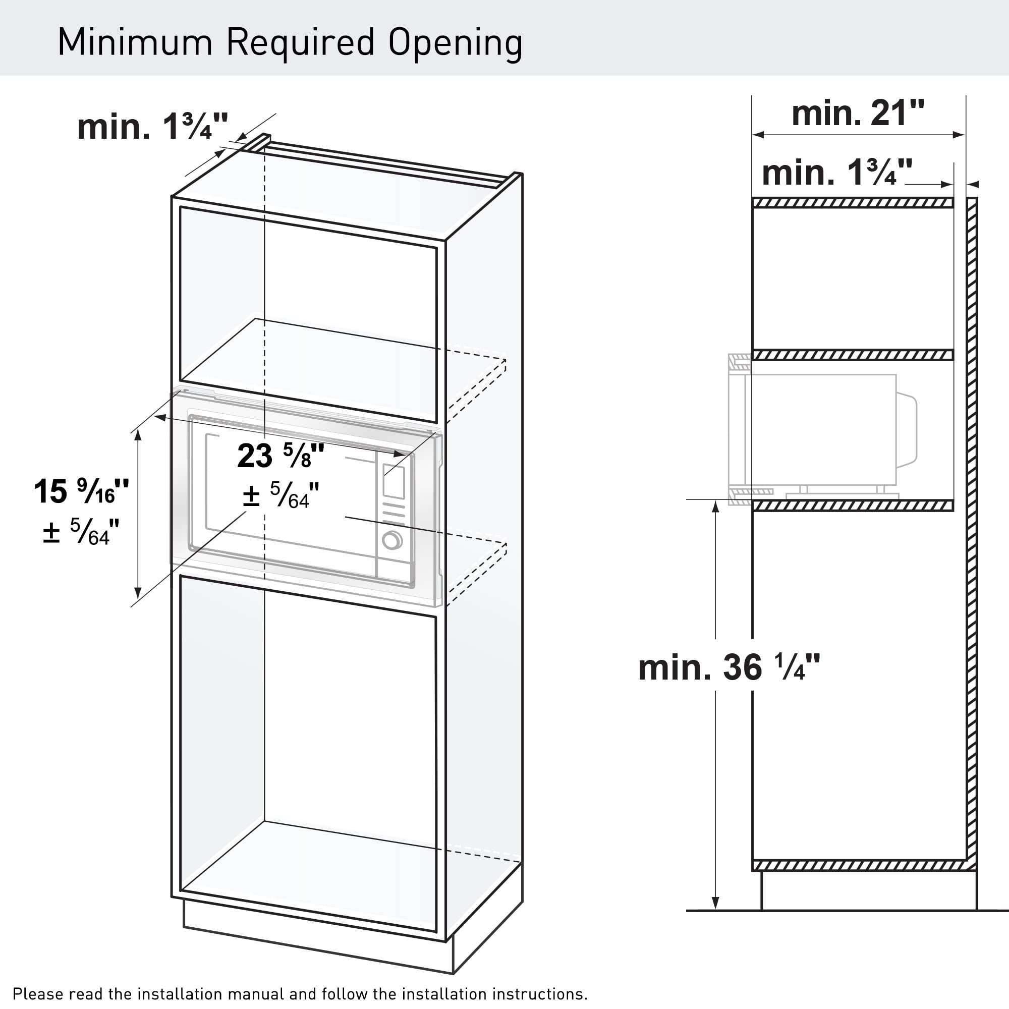 Panasonic NN-TK81KCS 24-inch Stainless Steel Microwave Trim Kit - Compatible with 1.2 cu ft NN-CD87KS Microwave Oven | Perfect for Built-in Kitchen Installation & Seamless Appliance Integration