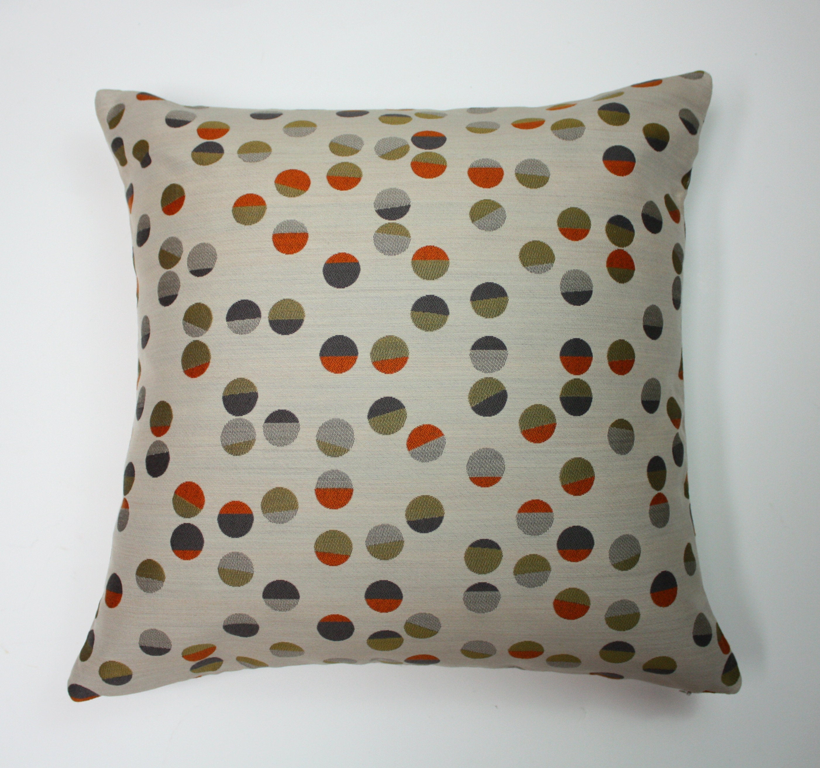Maharam Confetti Tangerine Pillow - Stylish Decorative Throw Pillow for Sofa, Bed & Home Decor - Perfect for Living Room, Bedroom & Office Accents