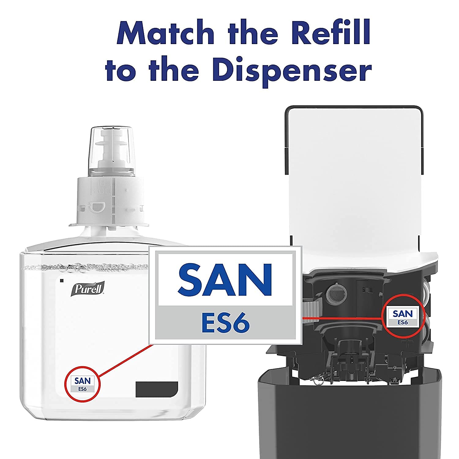 PURELL ES6 Automatic Hand Sanitizer Dispenser with Floor Stand - Graphite (Pack of 1) for Offices, Hospitals, and Public Spaces - 7316-DS-SLV