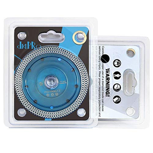 4.5 Inch Ultra Thin Diamond Tile Saw Blade - Premium Porcelain, Granite & Marble Cutting Disc (4.5in) - Perfect for Wet/Dry Cutting, DIY Home Renovation & Professional Tile Installation