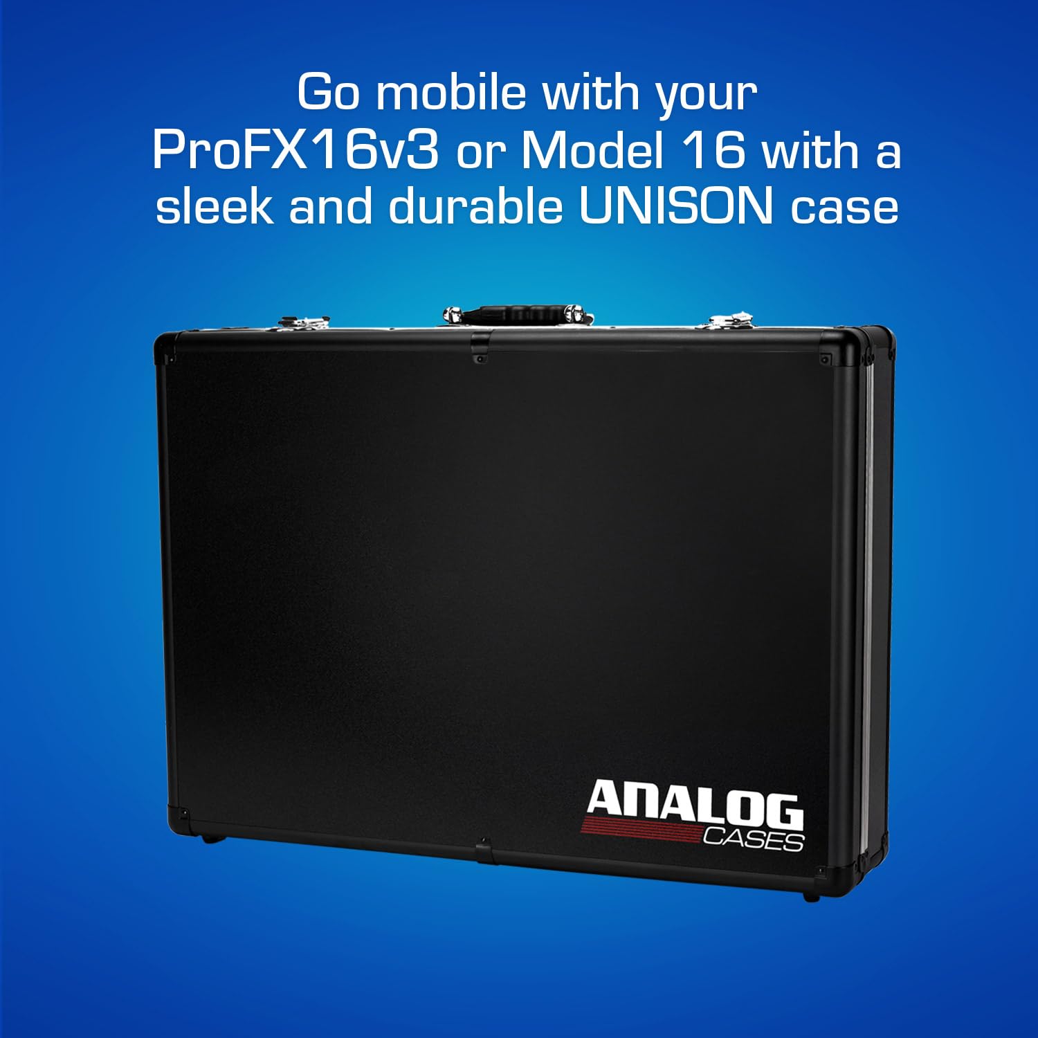 Mackie ProFX16V3 & Tascam Model 16 Analog Mixer Case - Ultra-Lightweight UNISON Hard Protective Cover for Live Sound, Studio Recording & DJ Equipment