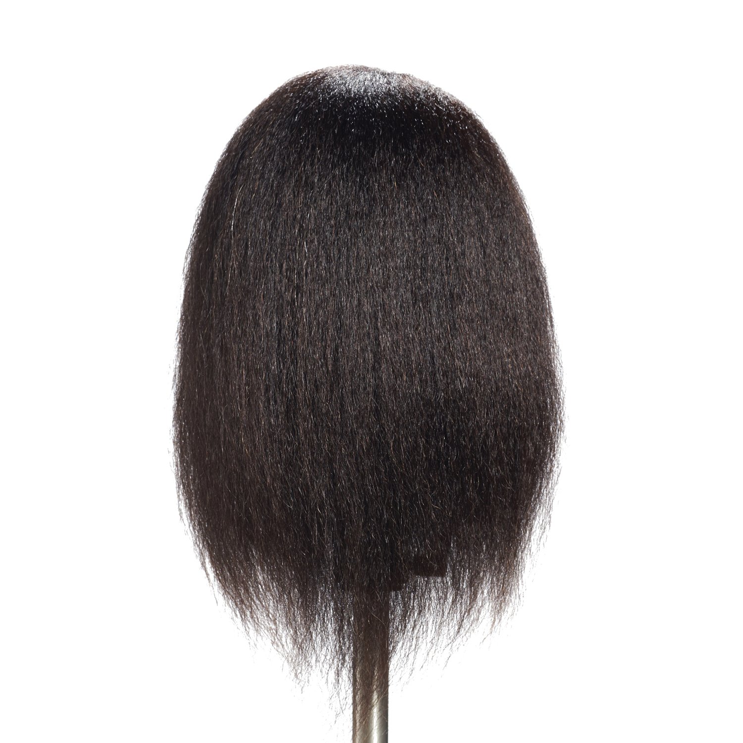 Professional Hair Styling Mannequin Head with 100% Real Human Hair - Perfect for Hairdresser Training, Cutting & Styling Practice - Includes Adjustable Clamp Stand (1711B0216) - Ideal for Salon Students, Cosmetology Classes & Home Hair Practice