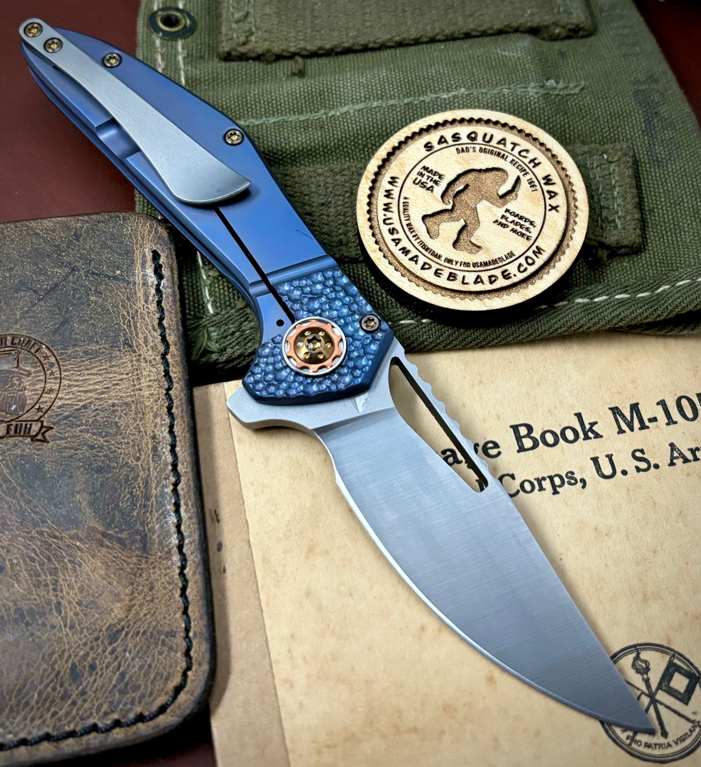NK&T Custom Hydra Framelock Folding Knife - 5/32