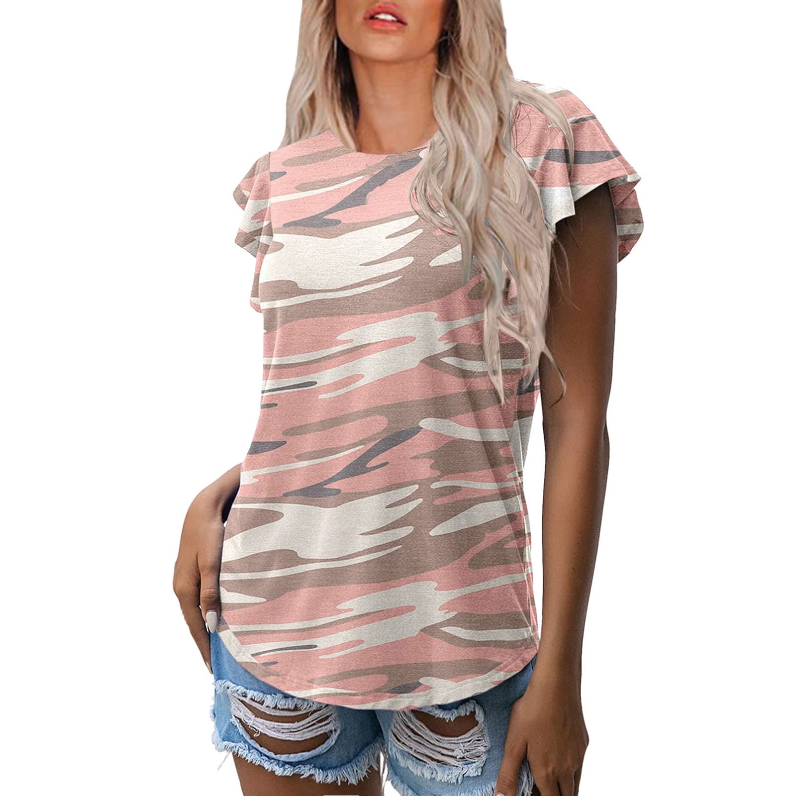 Women's Casual Summer Tops - Hawaiian Shirts & Workout Shirts for Ladies | Stylish & Comfortable for Beach, Vacation, and Gym Wear